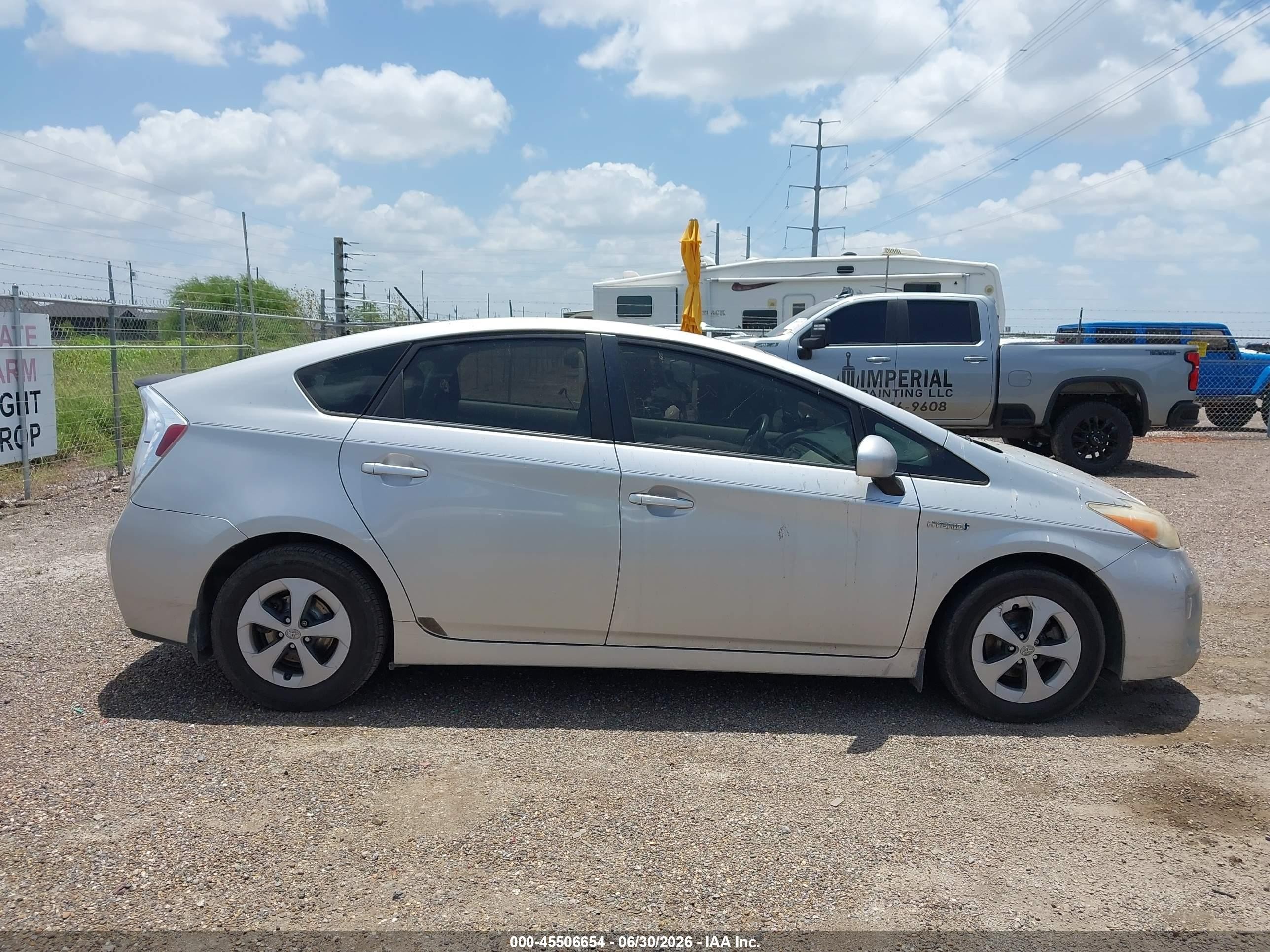 2012 Toyota Prius Three Silver vin: JTDKN3DU2C1545172