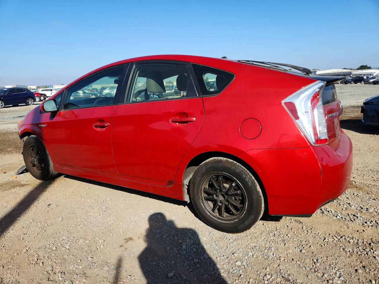 2012 Toyota Prius Two Red vin: JTDKN3DU2C1550632