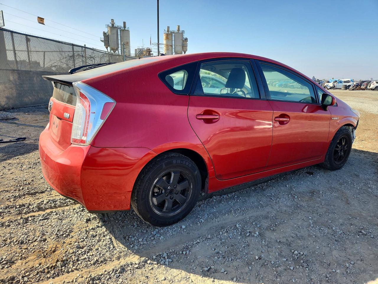 2012 Toyota Prius Two Red vin: JTDKN3DU2C1550632