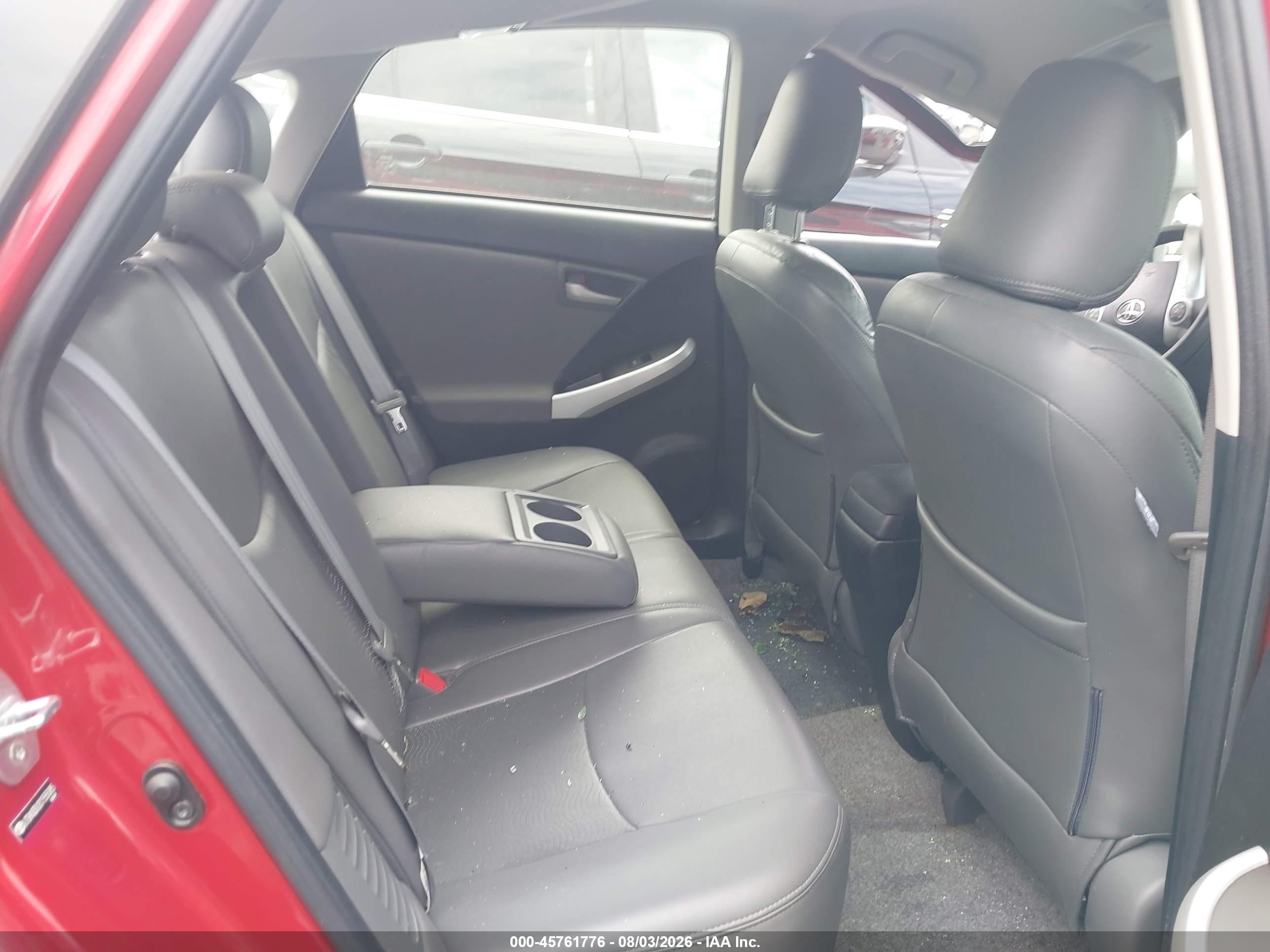 2012 Toyota Prius Three Red vin: JTDKN3DU2C1555085