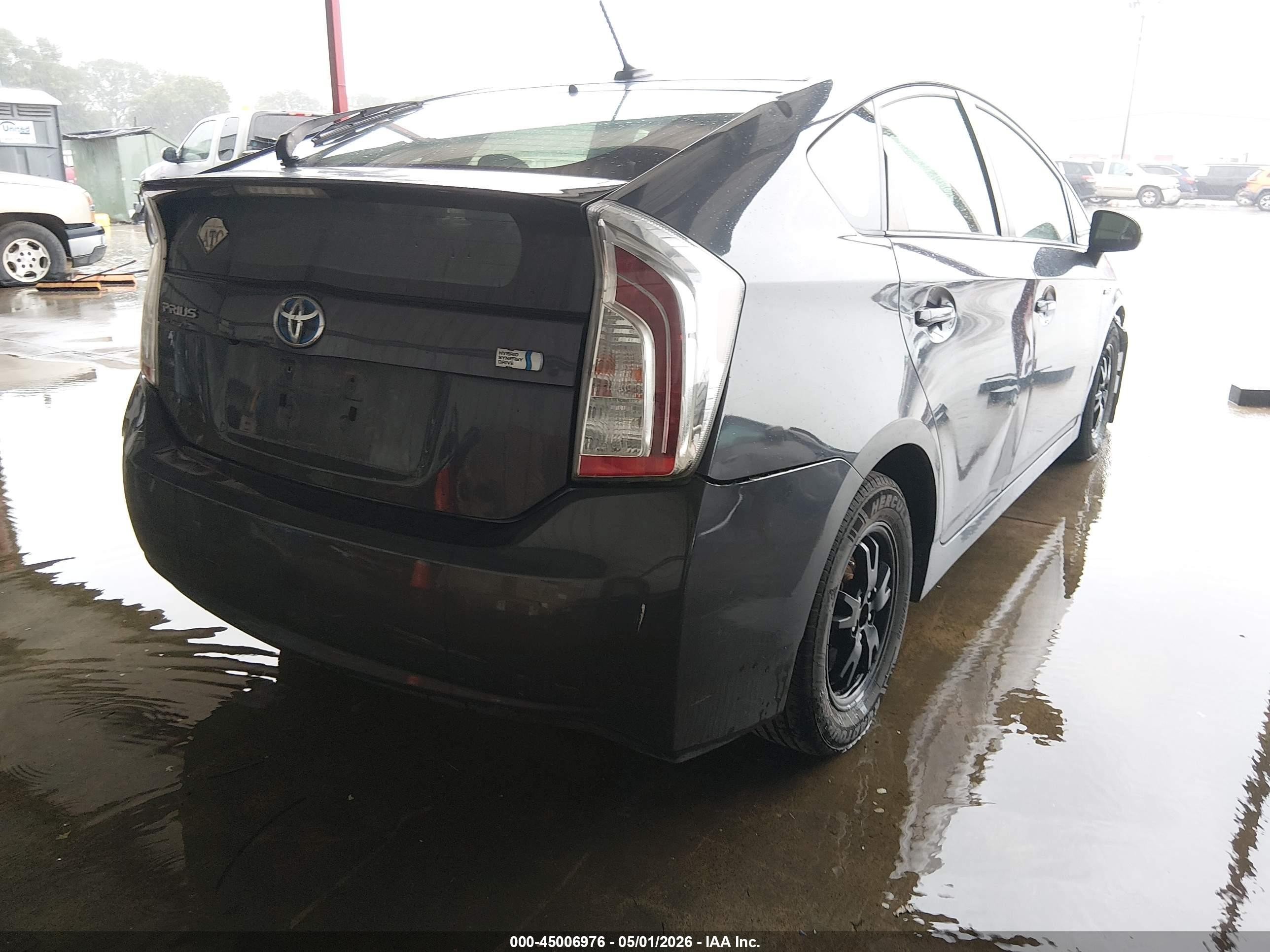 2012 Toyota Prius Five/four/one/three/two Gray vin: JTDKN3DU2C1557936