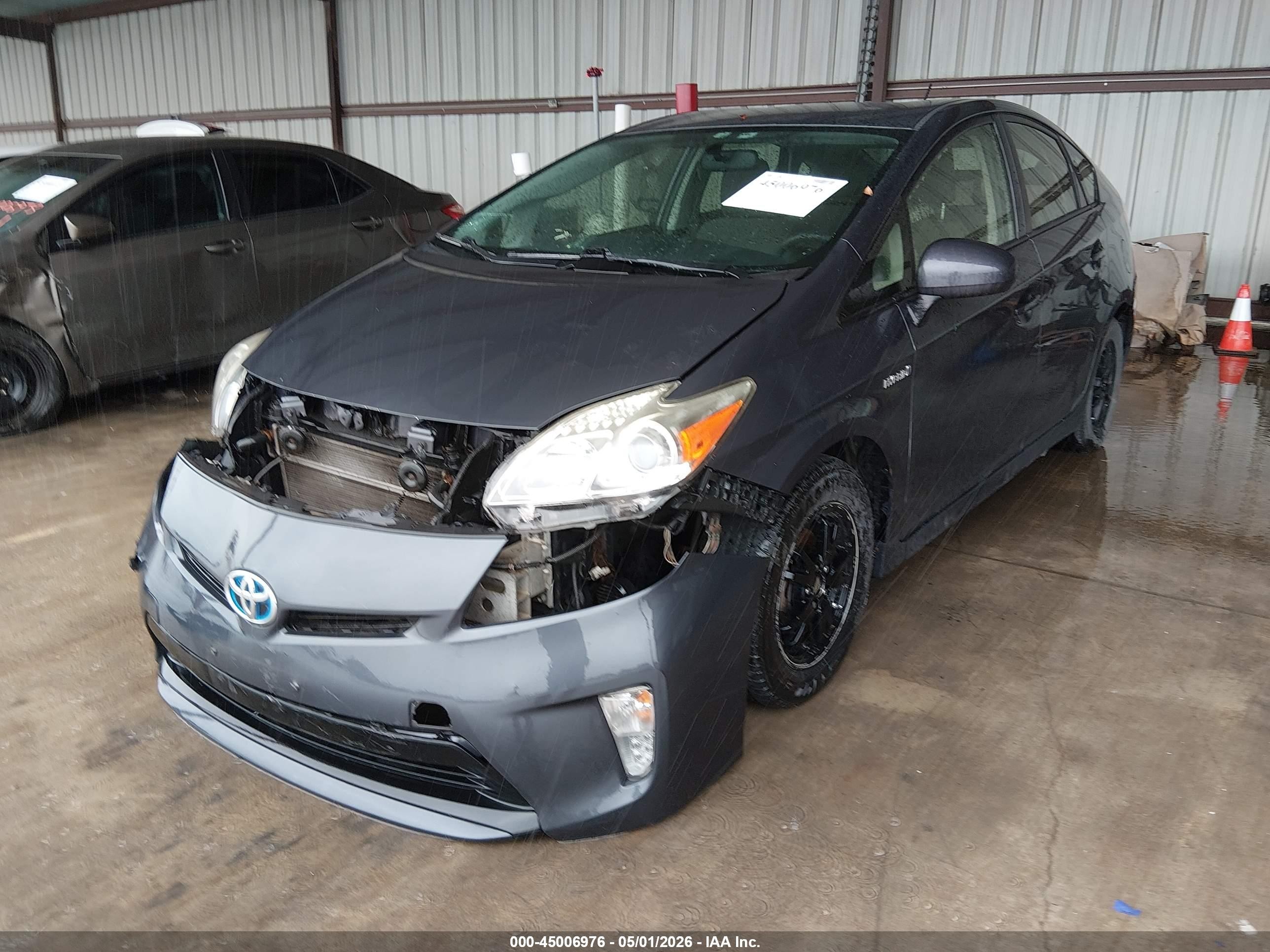 2012 Toyota Prius Five/four/one/three/two Gray vin: JTDKN3DU2C1557936