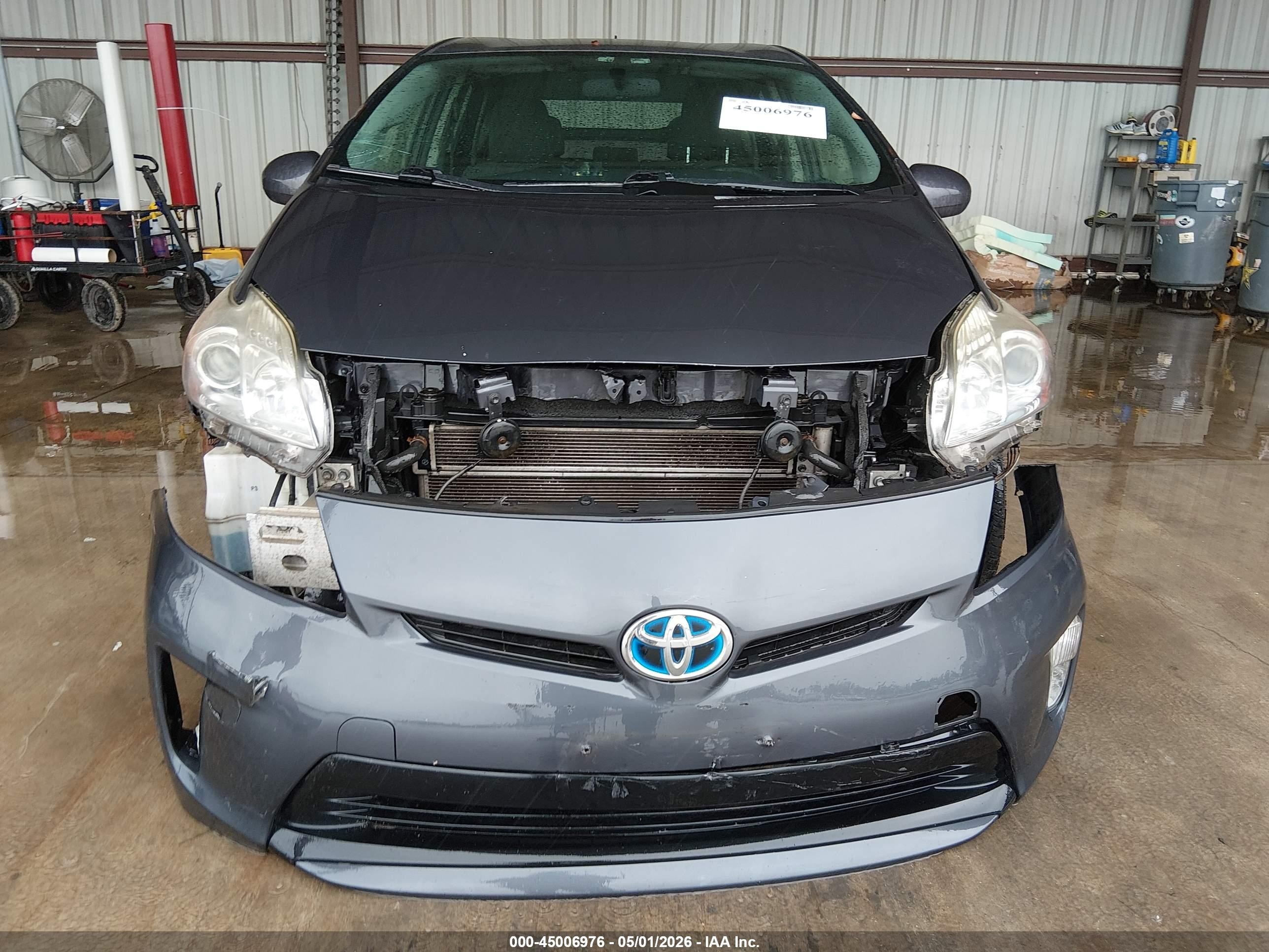 2012 Toyota Prius Five/four/one/three/two Gray vin: JTDKN3DU2C1557936