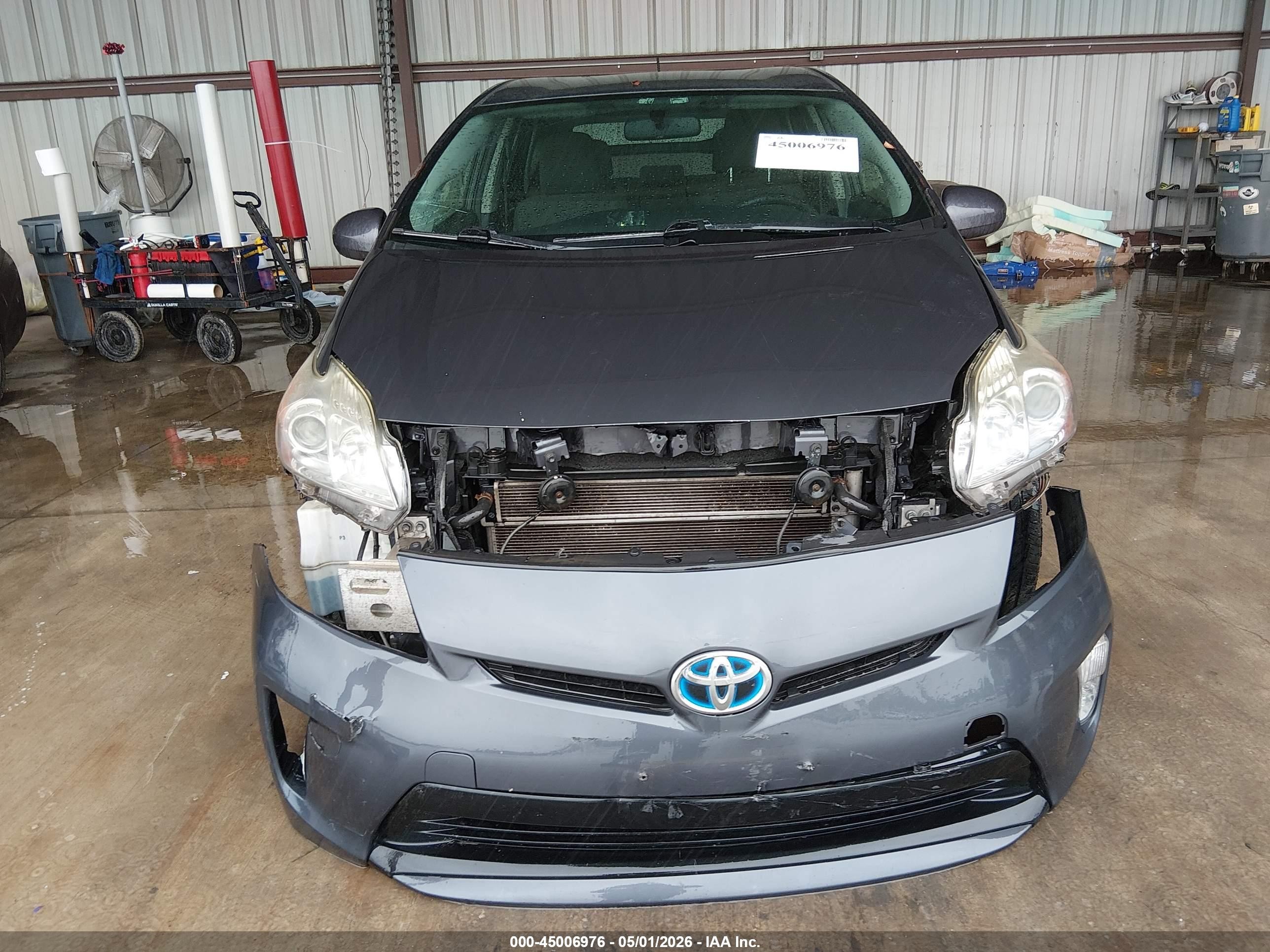 2012 Toyota Prius Five/four/one/three/two Gray vin: JTDKN3DU2C1557936