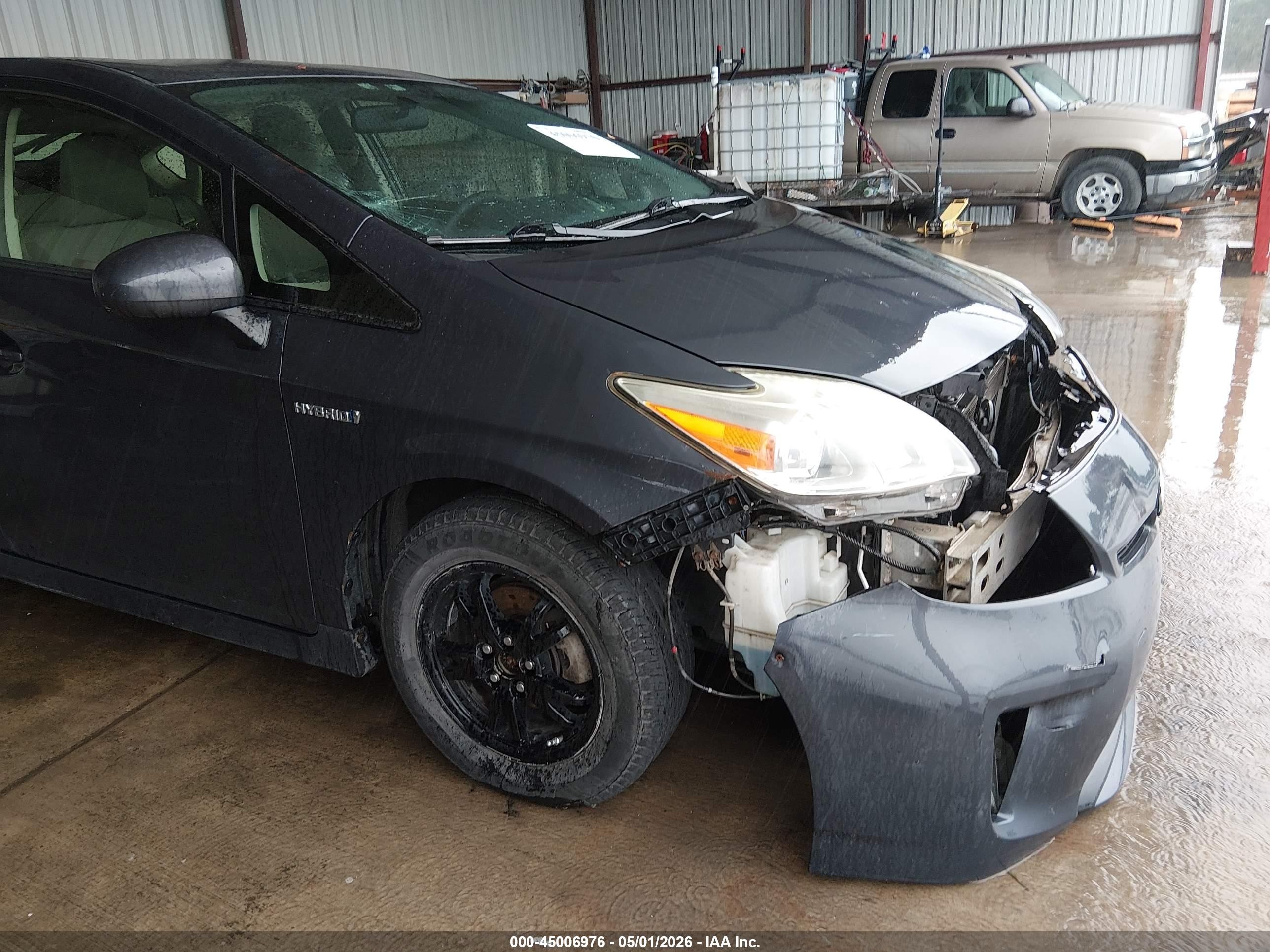 2012 Toyota Prius Five/four/one/three/two Gray vin: JTDKN3DU2C1557936