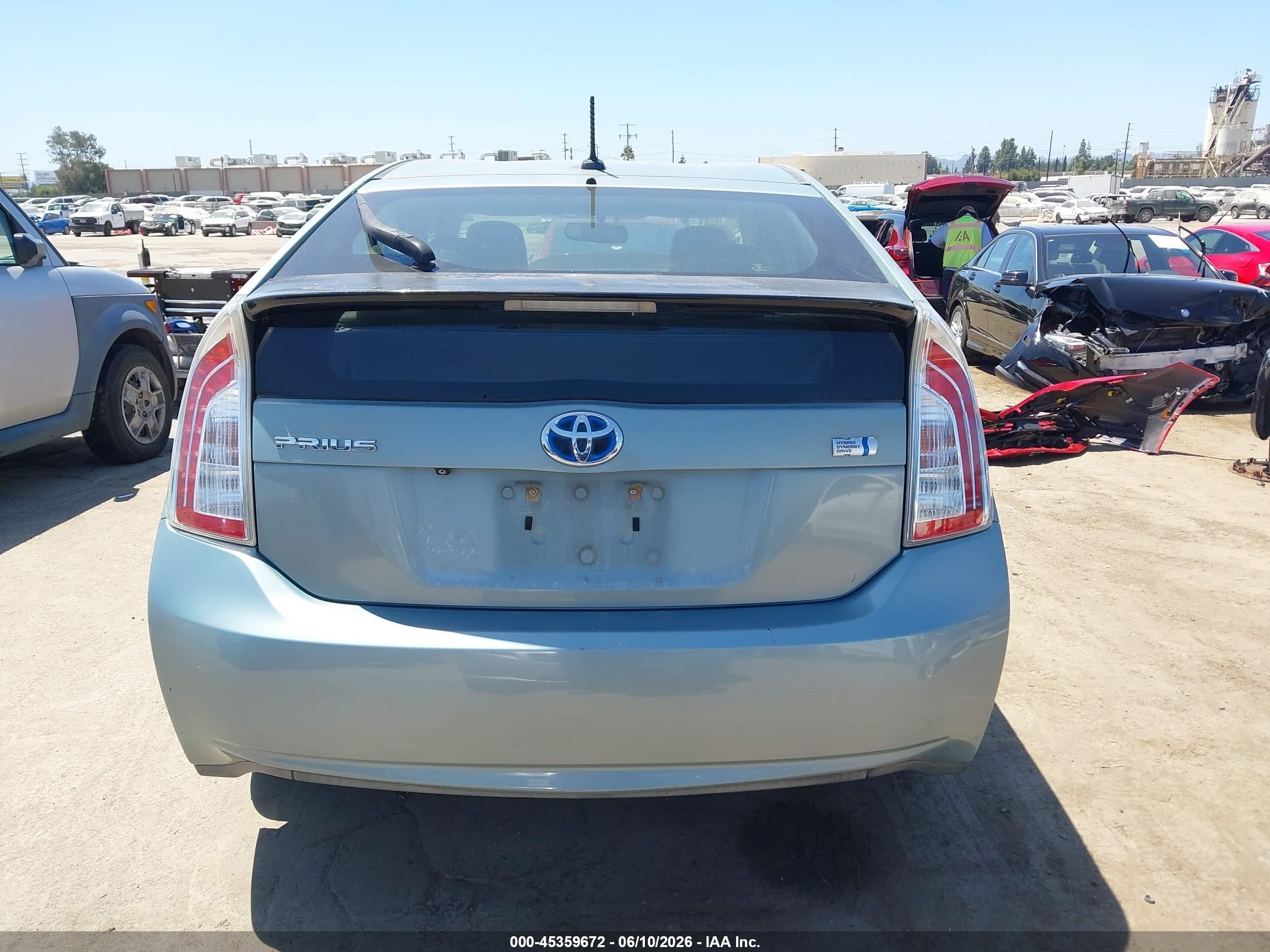 2012 Toyota Prius Four Light Blue vin: JTDKN3DU2C1579869