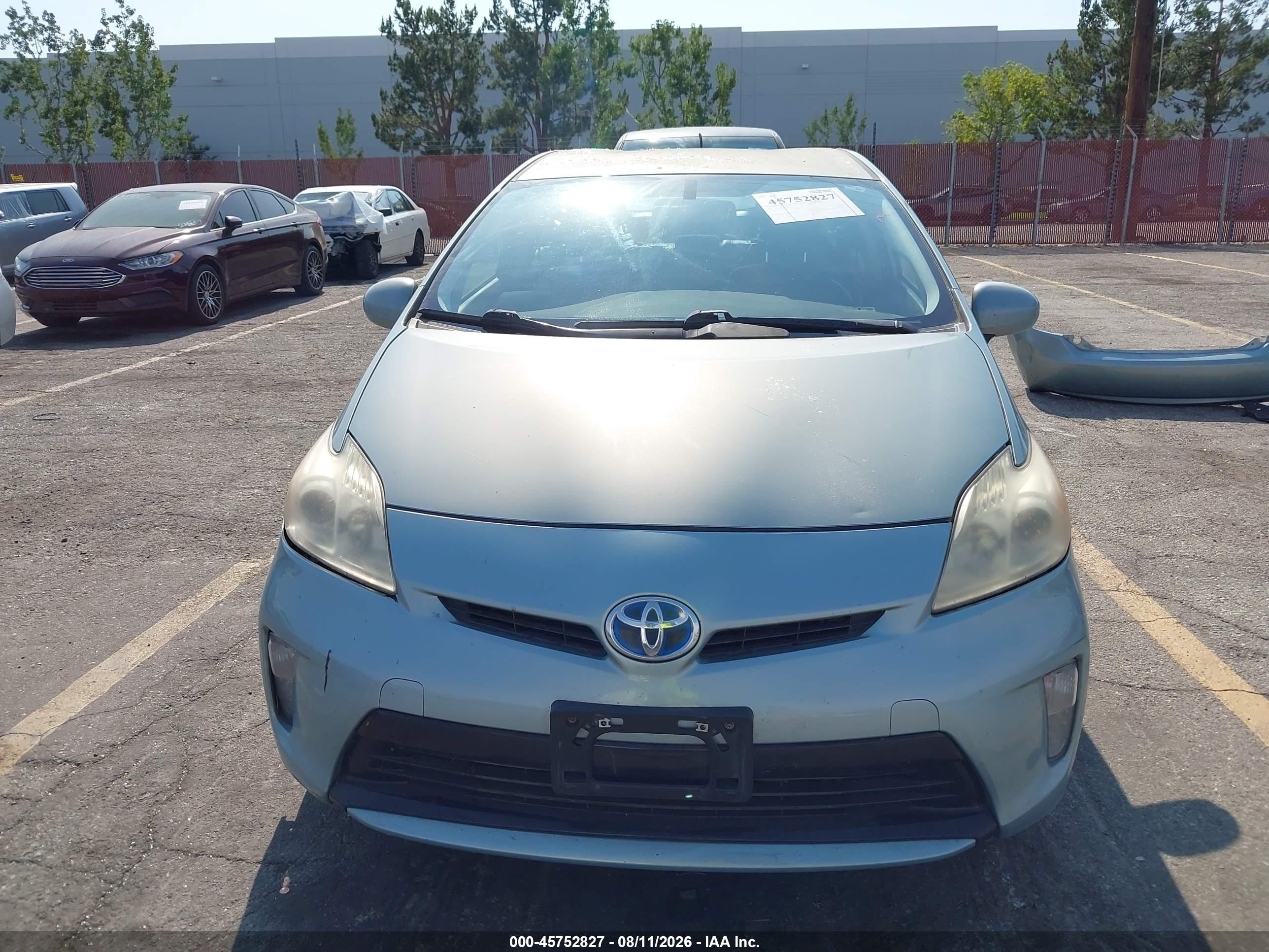 2012 Toyota Prius Four Light Blue vin: JTDKN3DU2C1601160