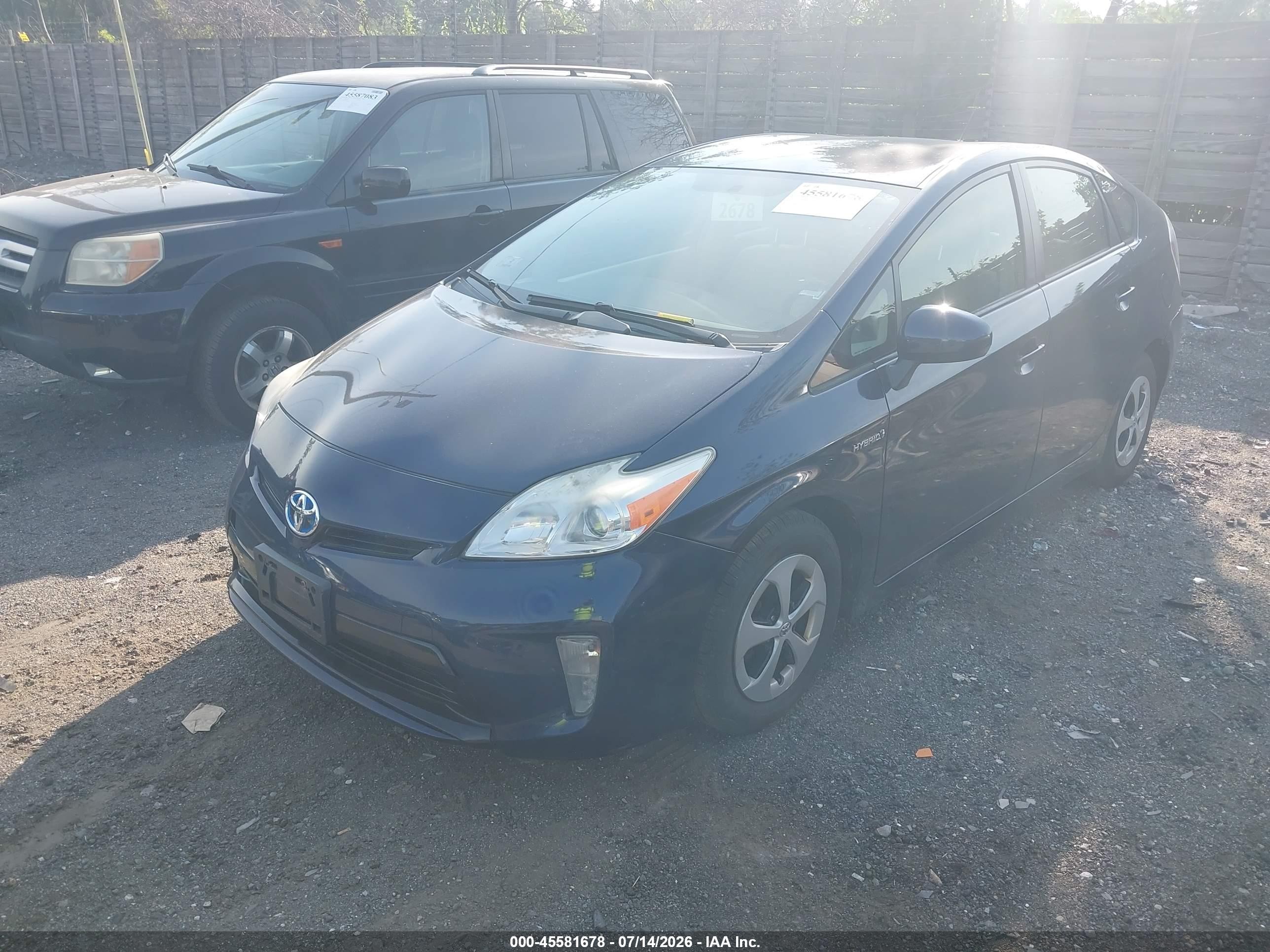 2012 Toyota Prius   Blue vin: JTDKN3DU2C1601272