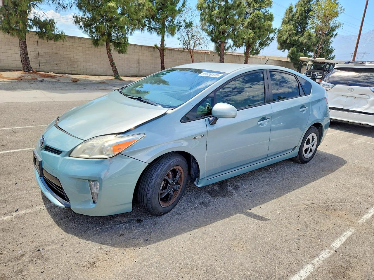 2012 Toyota Prius Two Turquoise vin: JTDKN3DU2C1606004