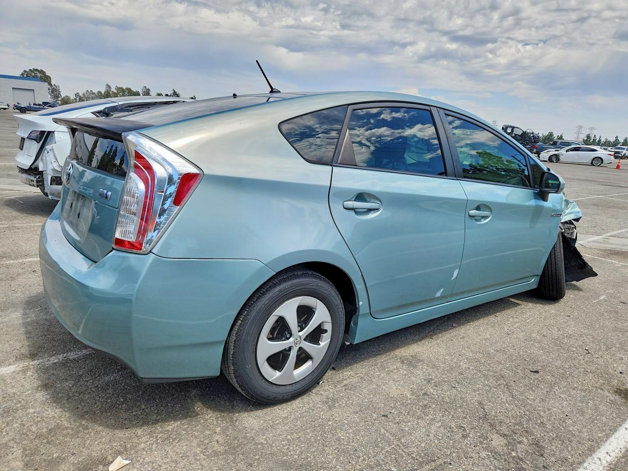 2012 Toyota Prius Two Turquoise vin: JTDKN3DU2C1606004