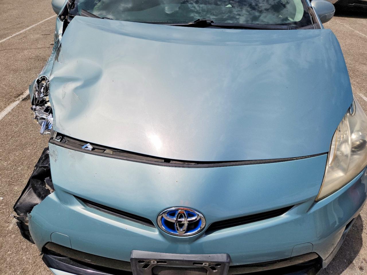 2012 Toyota Prius Two Turquoise vin: JTDKN3DU2C1606004
