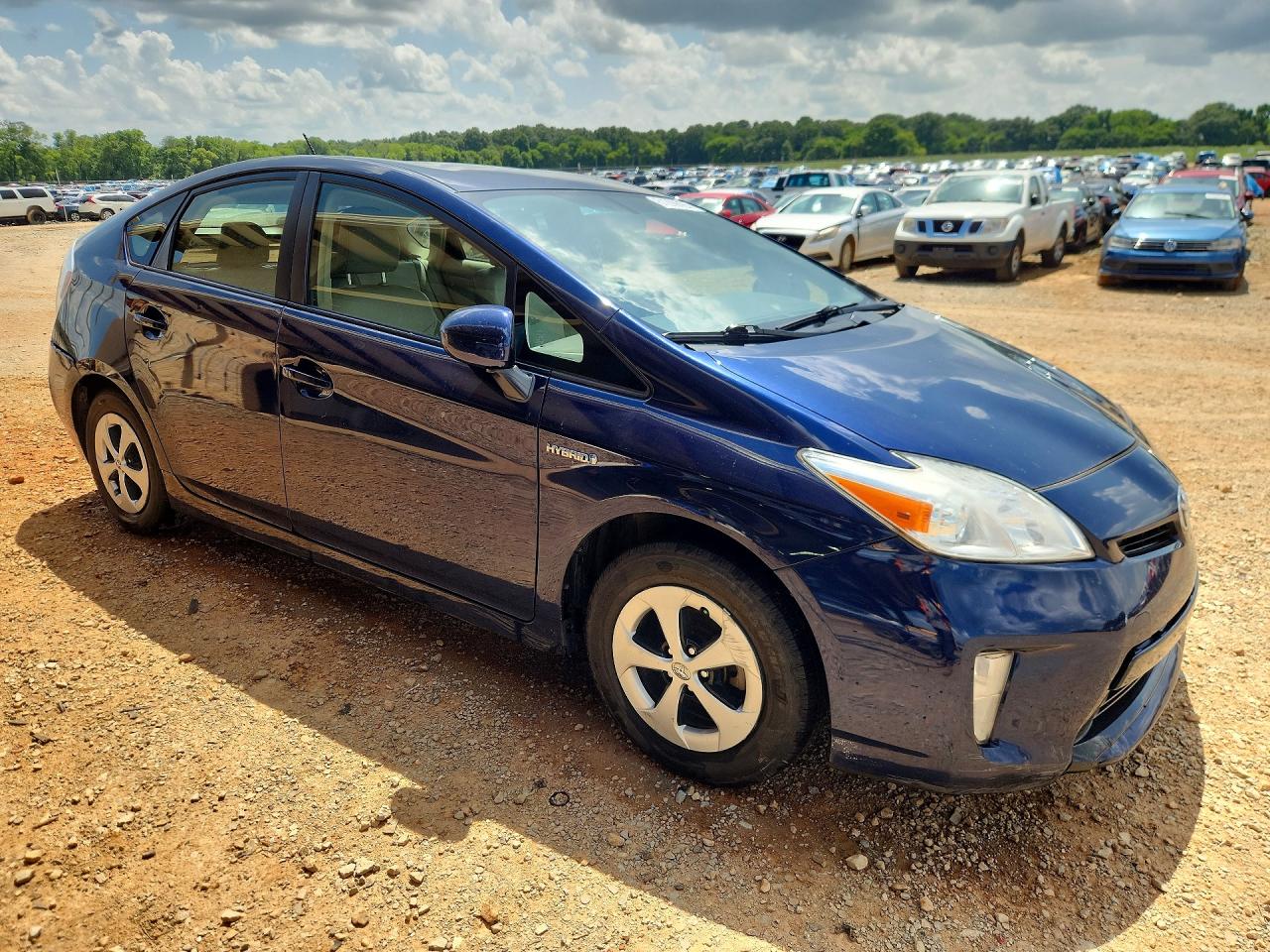 2012 Toyota Prius Four Blue vin: JTDKN3DU2C1606505