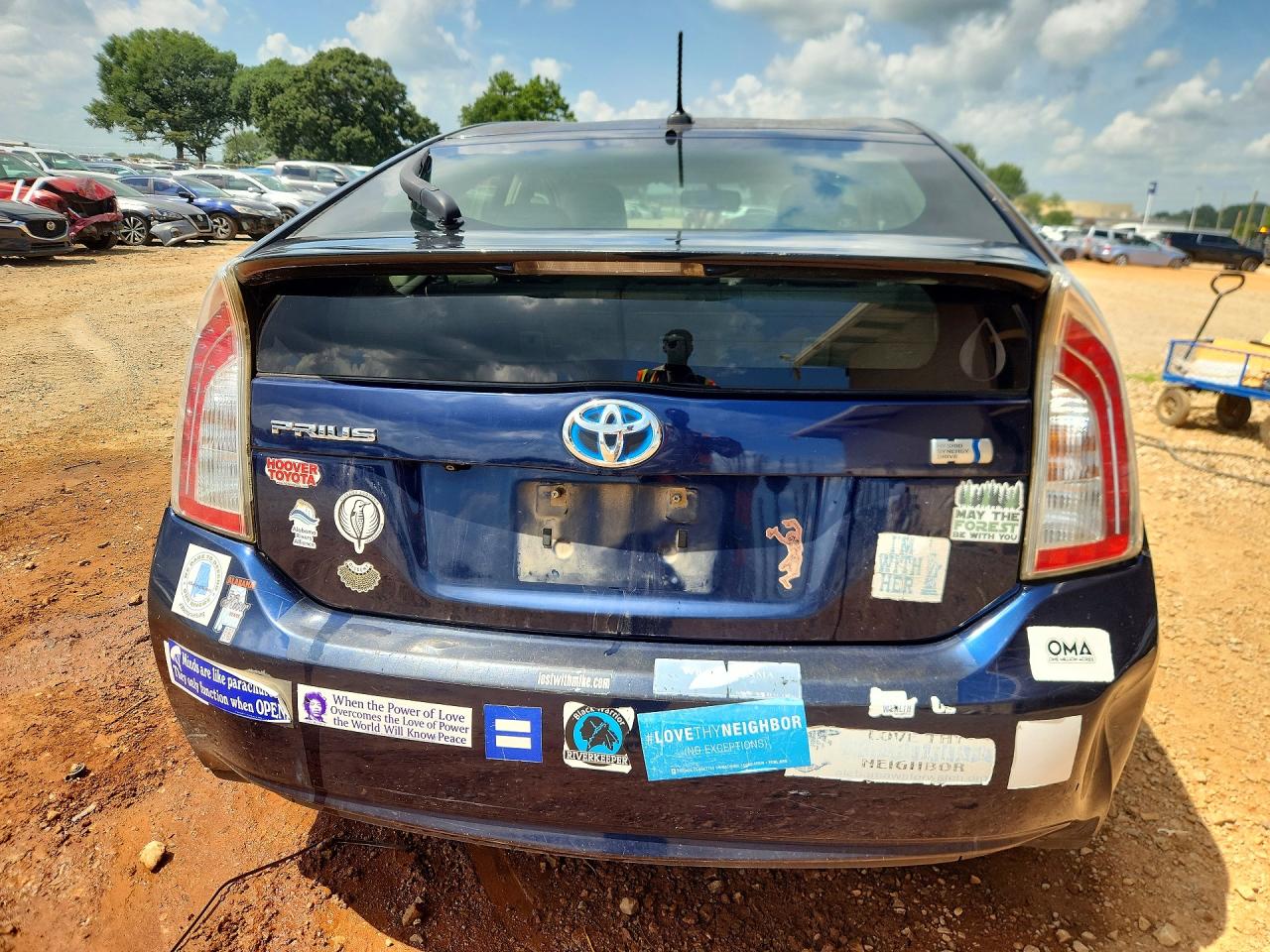 2012 Toyota Prius Four Blue vin: JTDKN3DU2C1606505