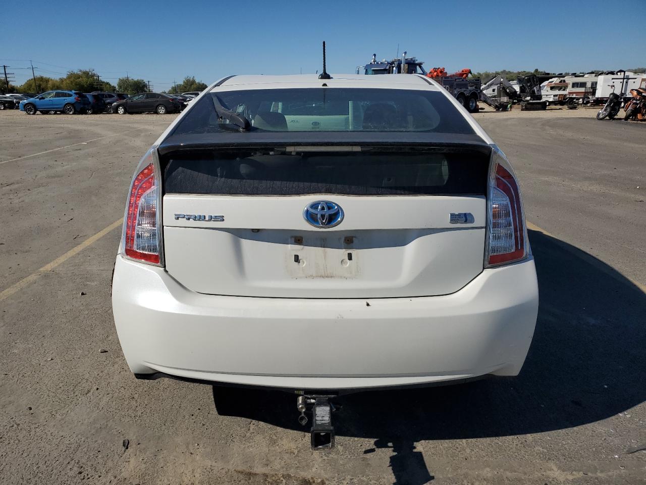 2012 Toyota Prius White vin: JTDKN3DU2C1607718