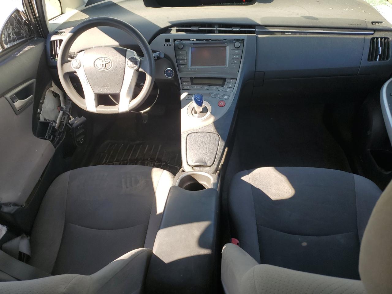 2012 Toyota Prius White vin: JTDKN3DU2C1607718
