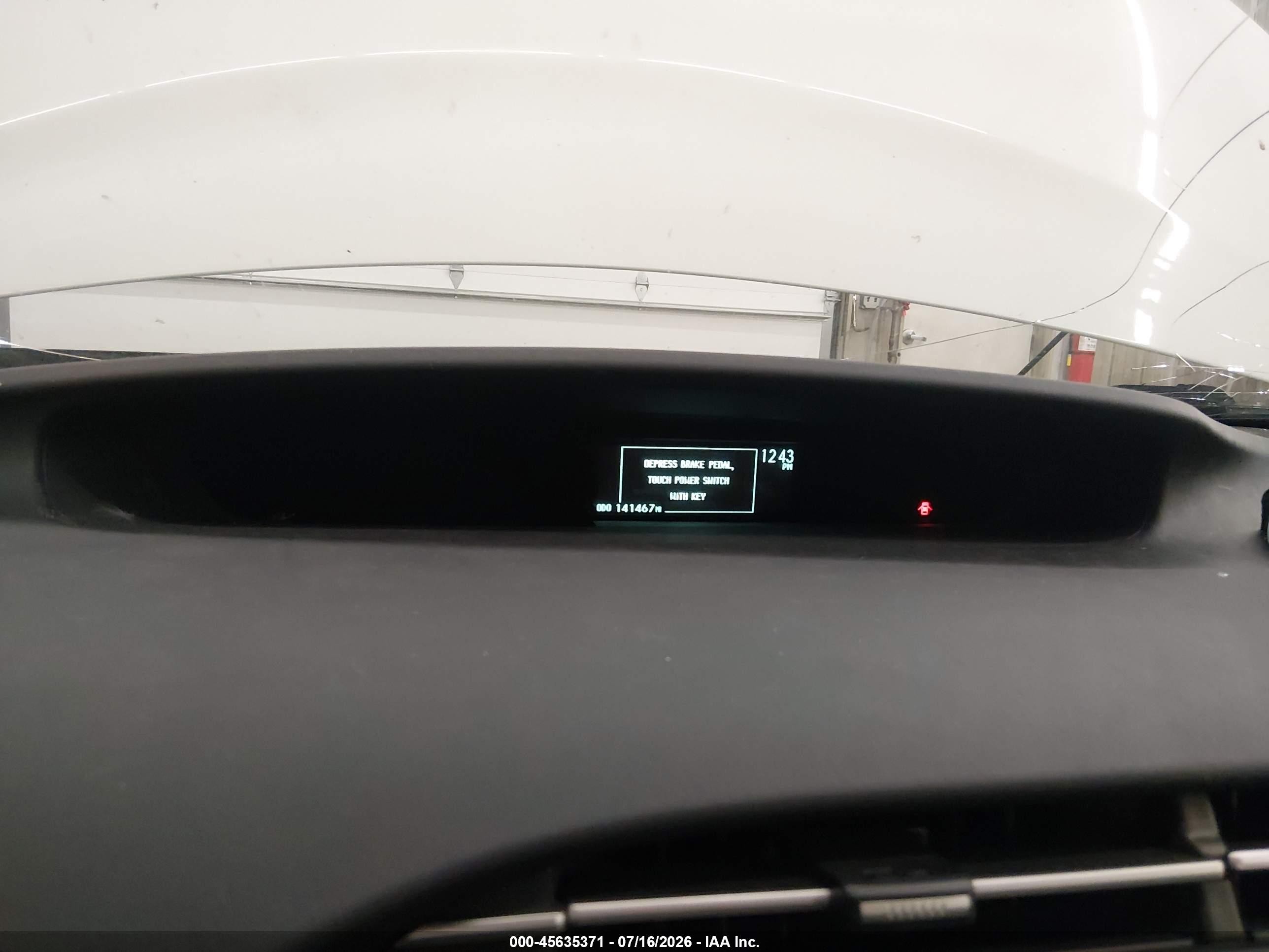 2012 Toyota Prius Two White vin: JTDKN3DU2C5375422