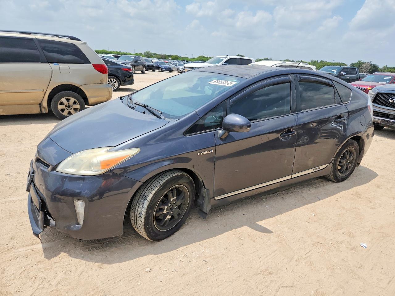 2012 Toyota Prius Two Серый vin: JTDKN3DU2C5377834
