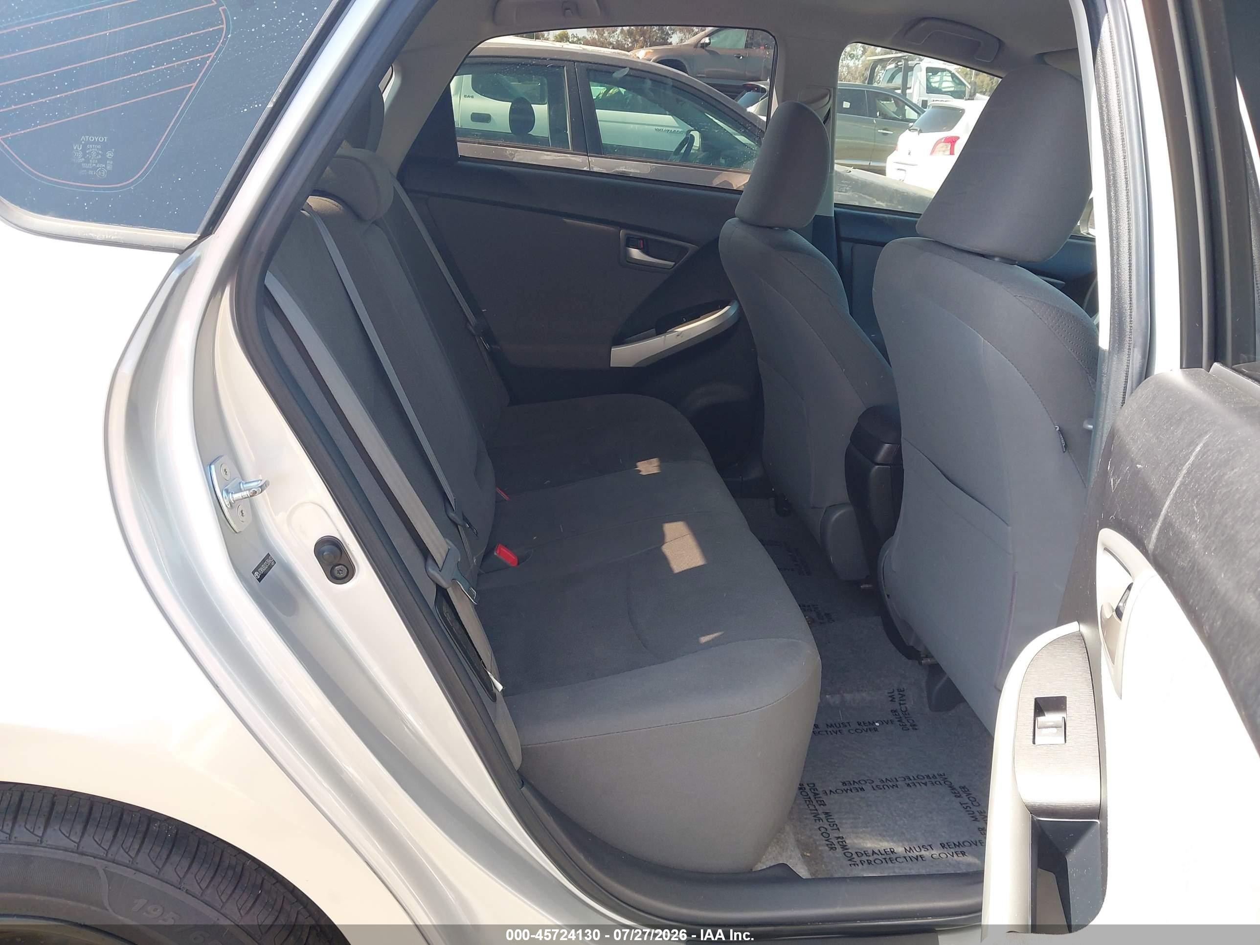 2012 Toyota Prius Two Silver vin: JTDKN3DU2C5396433