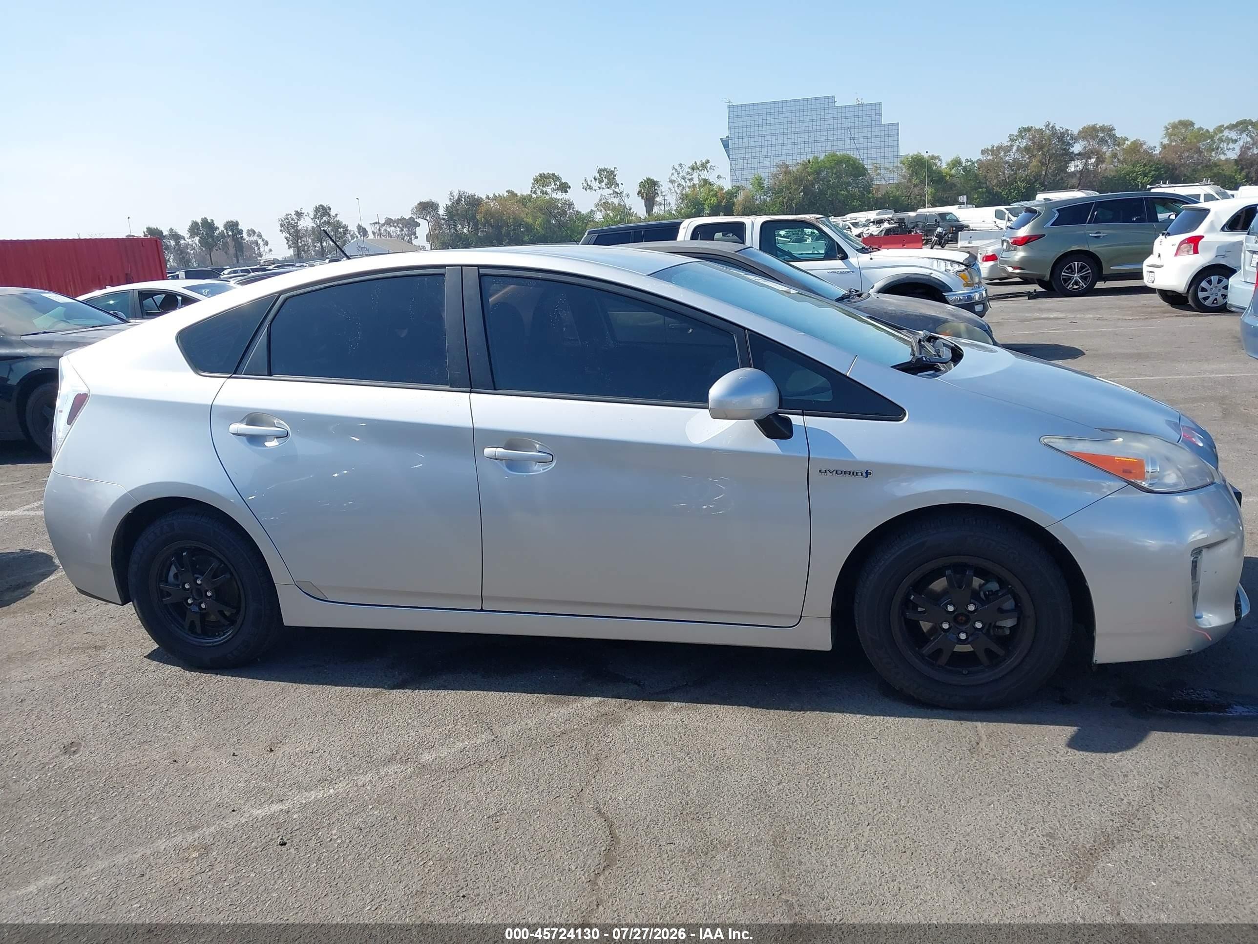 2012 Toyota Prius Two Silver vin: JTDKN3DU2C5396433