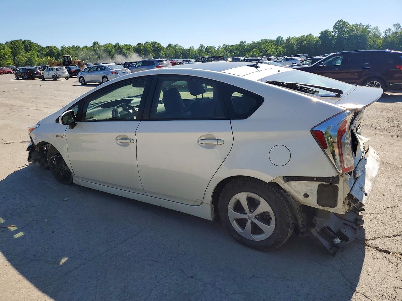 2012 Toyota Prius Three White vin: JTDKN3DU2C5415112