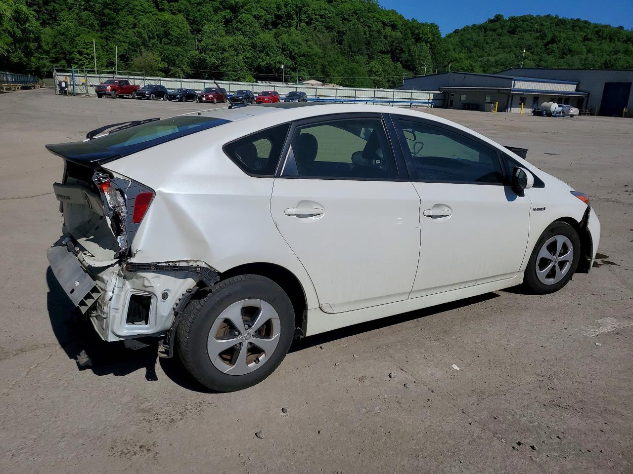 2012 Toyota Prius Three White vin: JTDKN3DU2C5415112