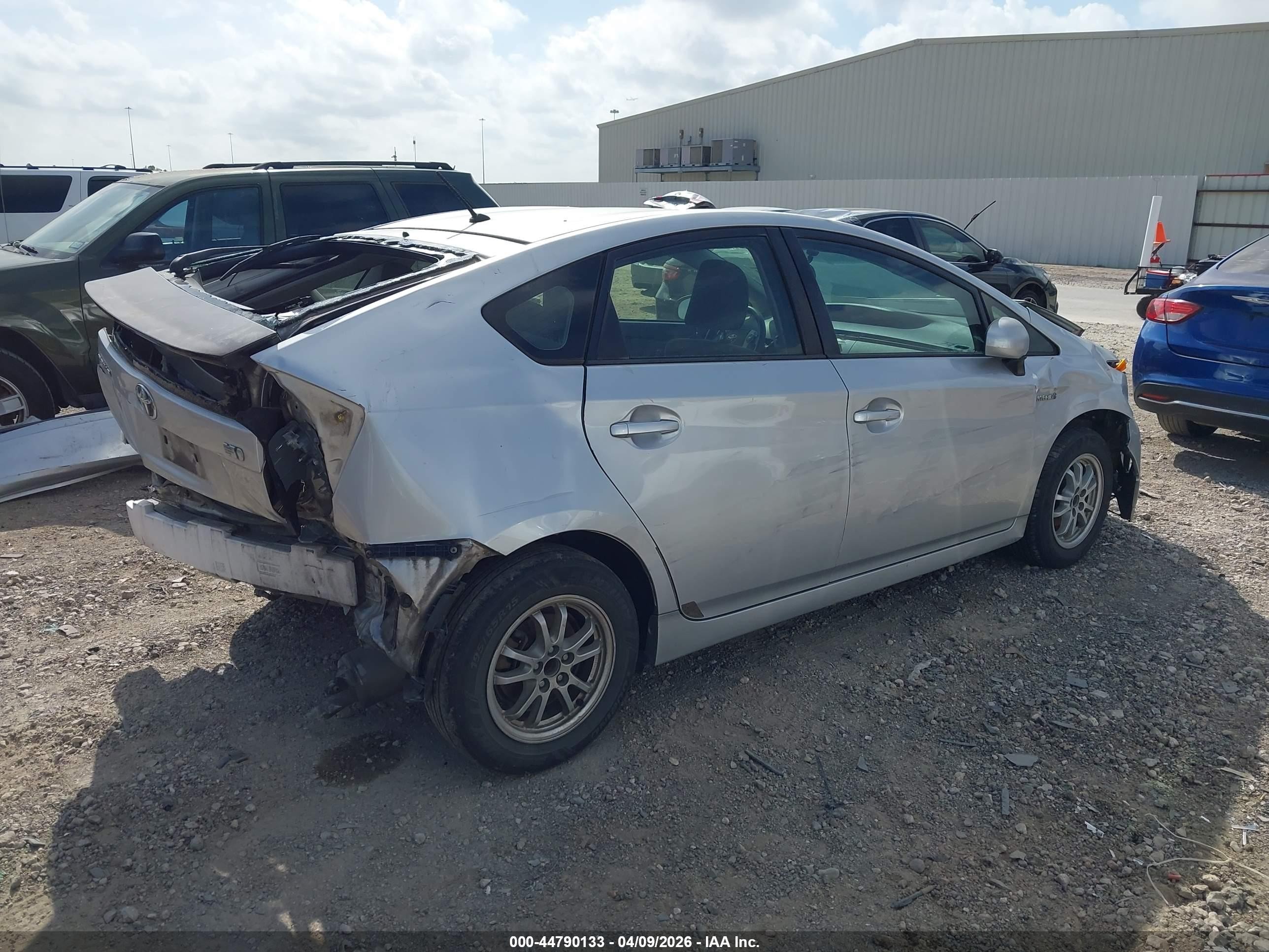 2012 Toyota Prius Two Silver vin: JTDKN3DU2C5430256