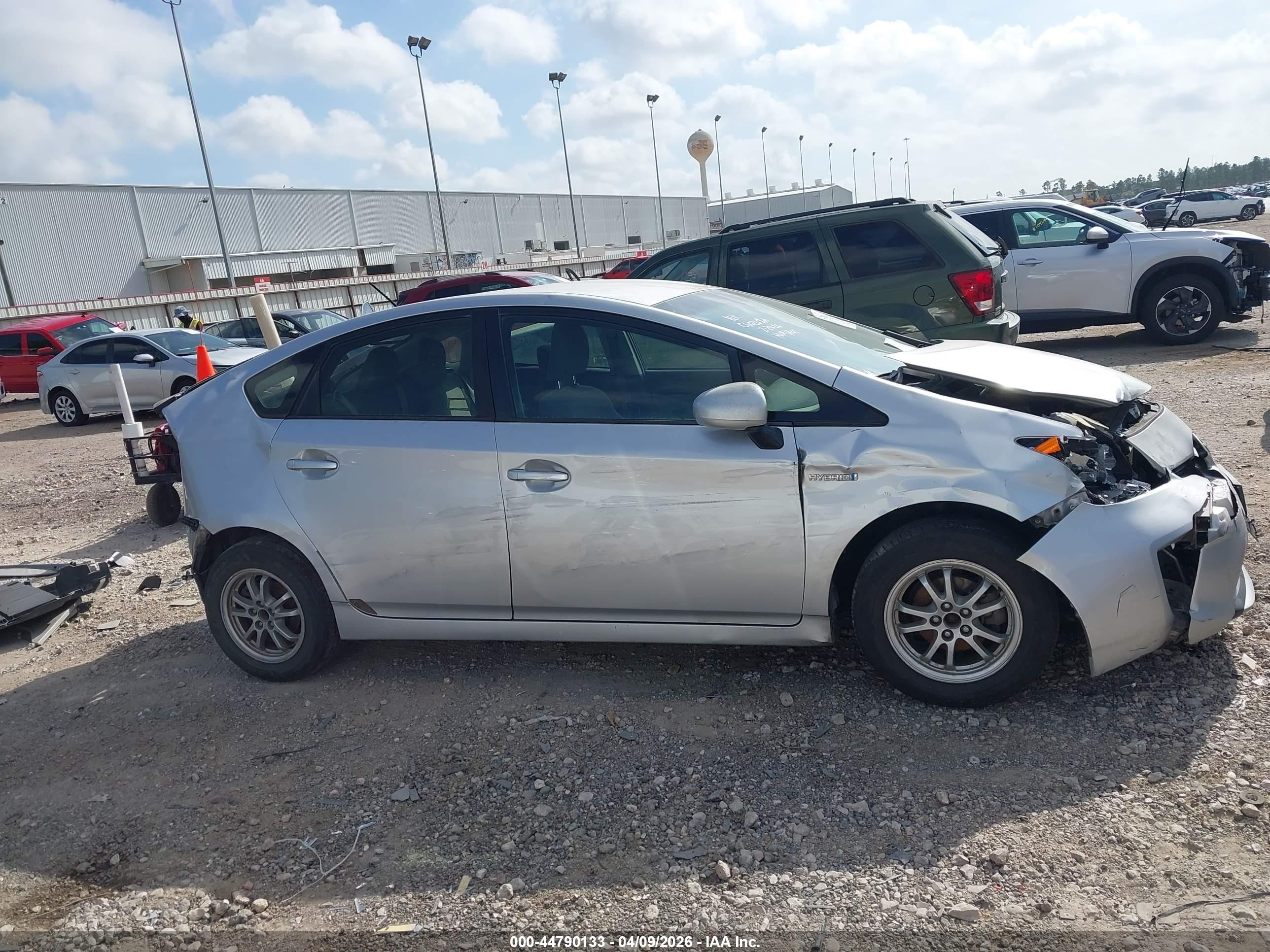 2012 Toyota Prius Two Silver vin: JTDKN3DU2C5430256