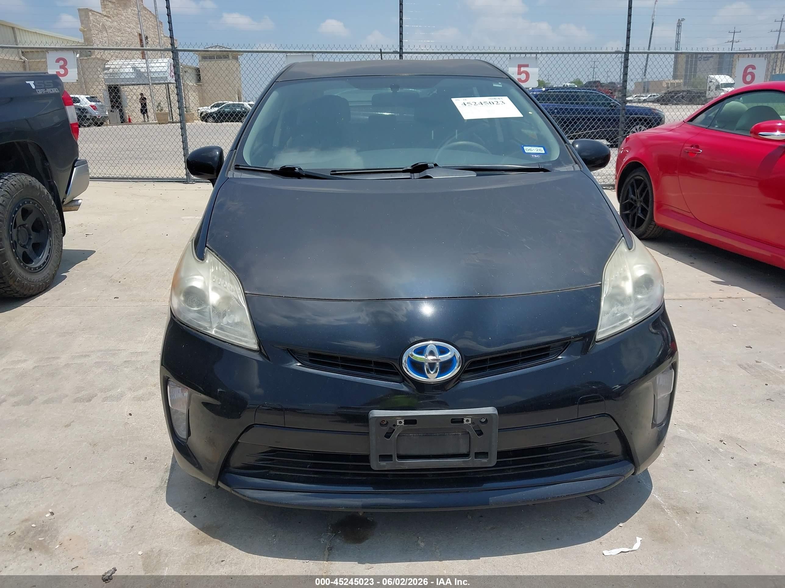 2012 Toyota Prius   Черный vin: JTDKN3DU2C5448000