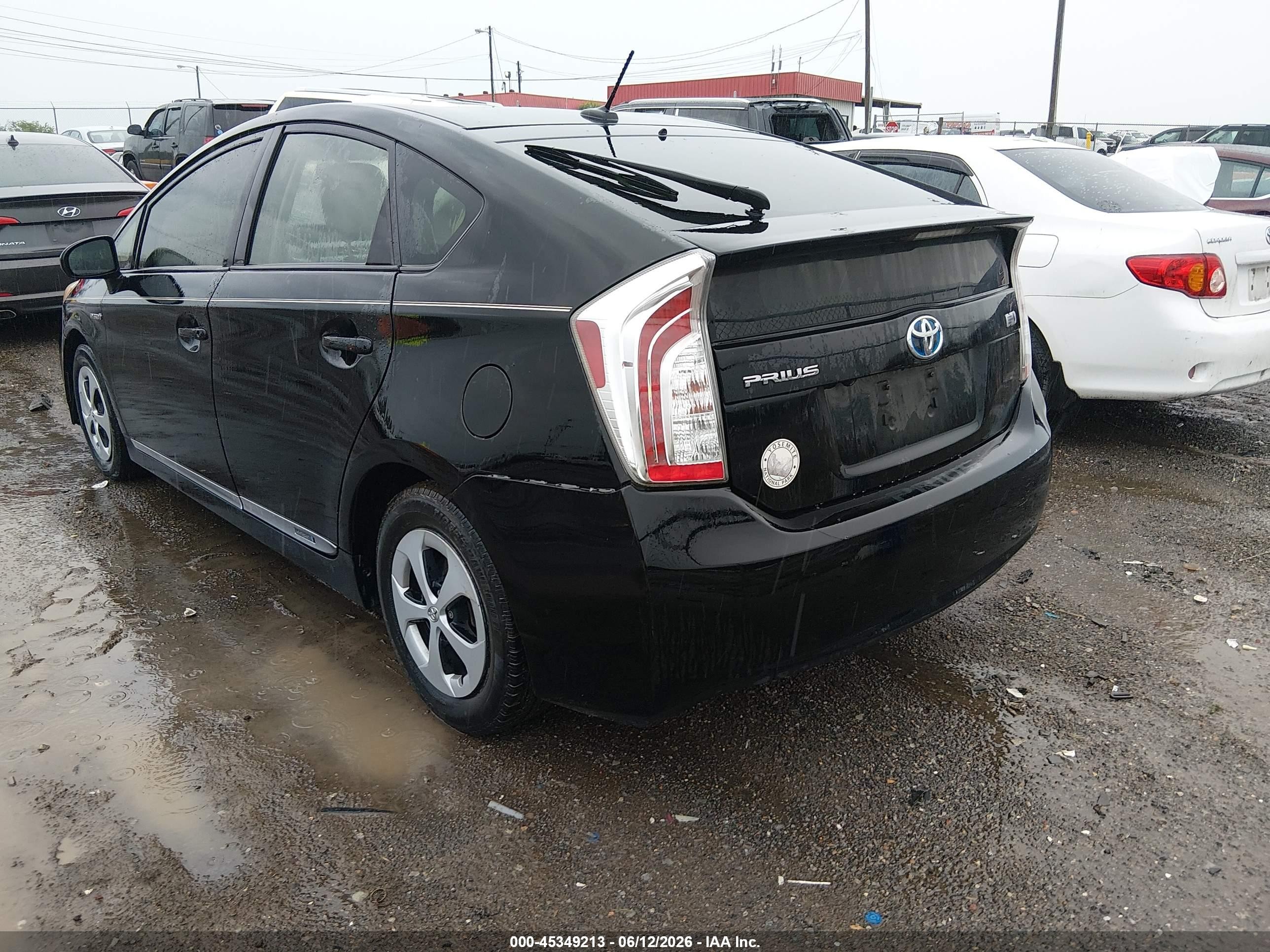 2012 Toyota Prius Three Blue vin: JTDKN3DU2C5456579