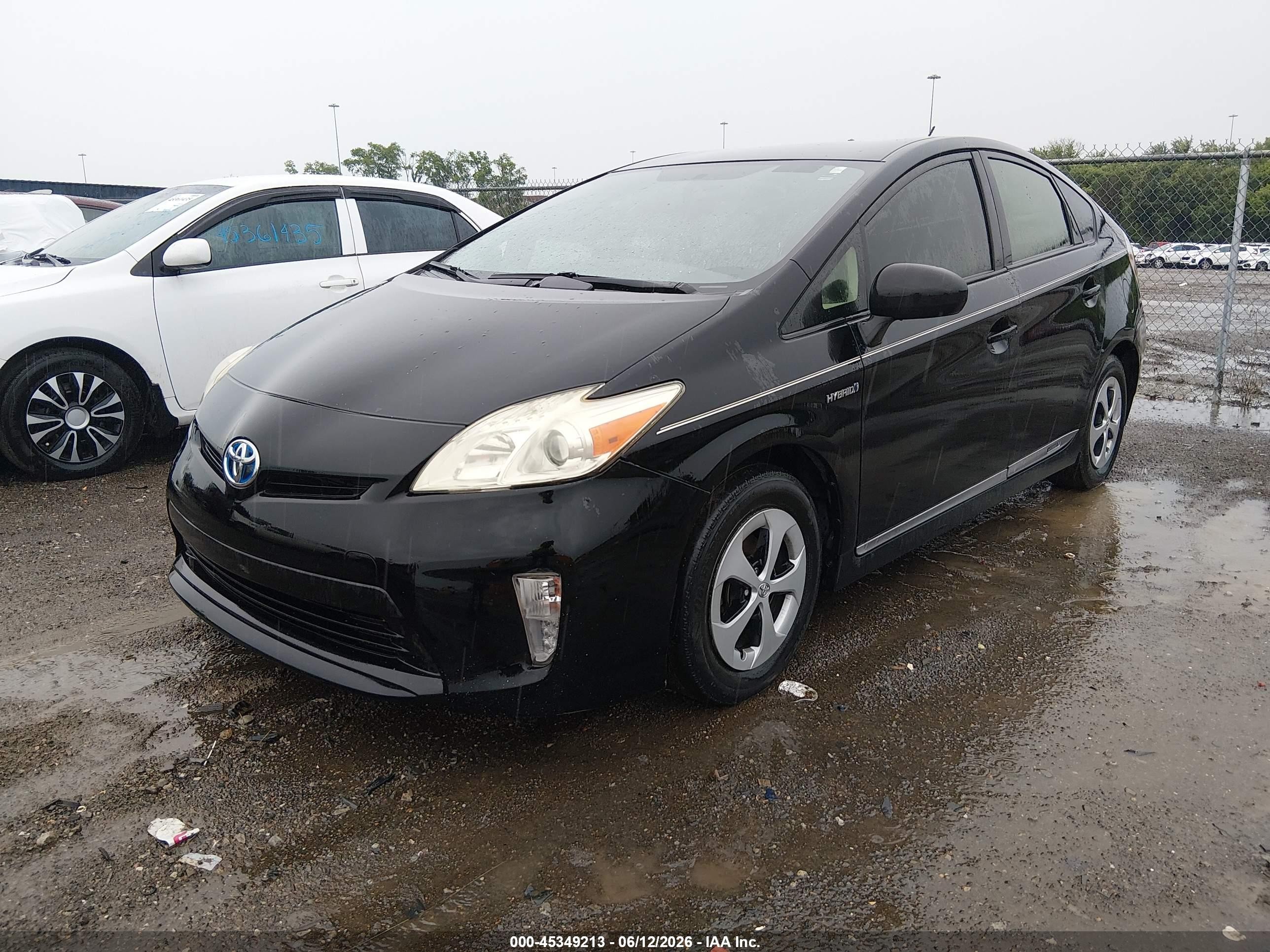 2012 Toyota Prius Three Blue vin: JTDKN3DU2C5456579
