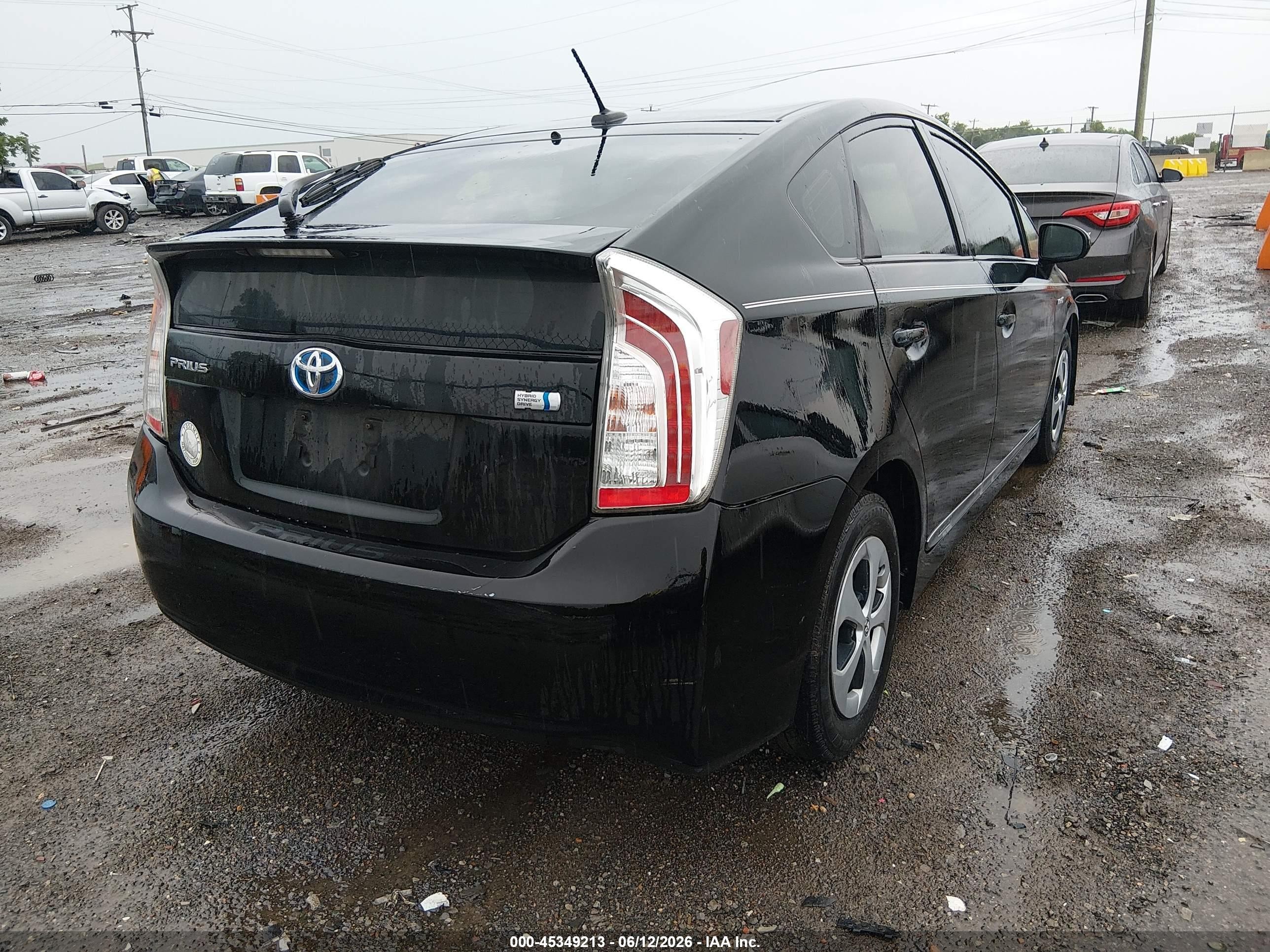 2012 Toyota Prius Three Blue vin: JTDKN3DU2C5456579