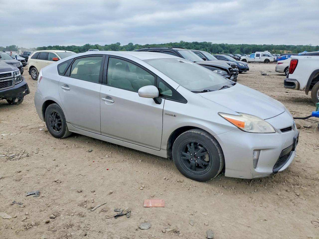 2012 Toyota Prius Two Серебряный vin: JTDKN3DU2C5458817