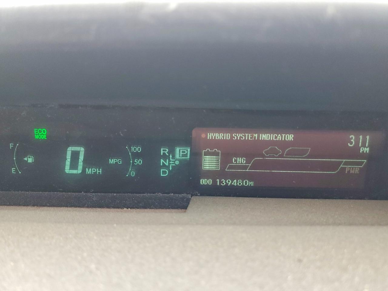 2012 Toyota Prius Two Серебряный vin: JTDKN3DU2C5458817