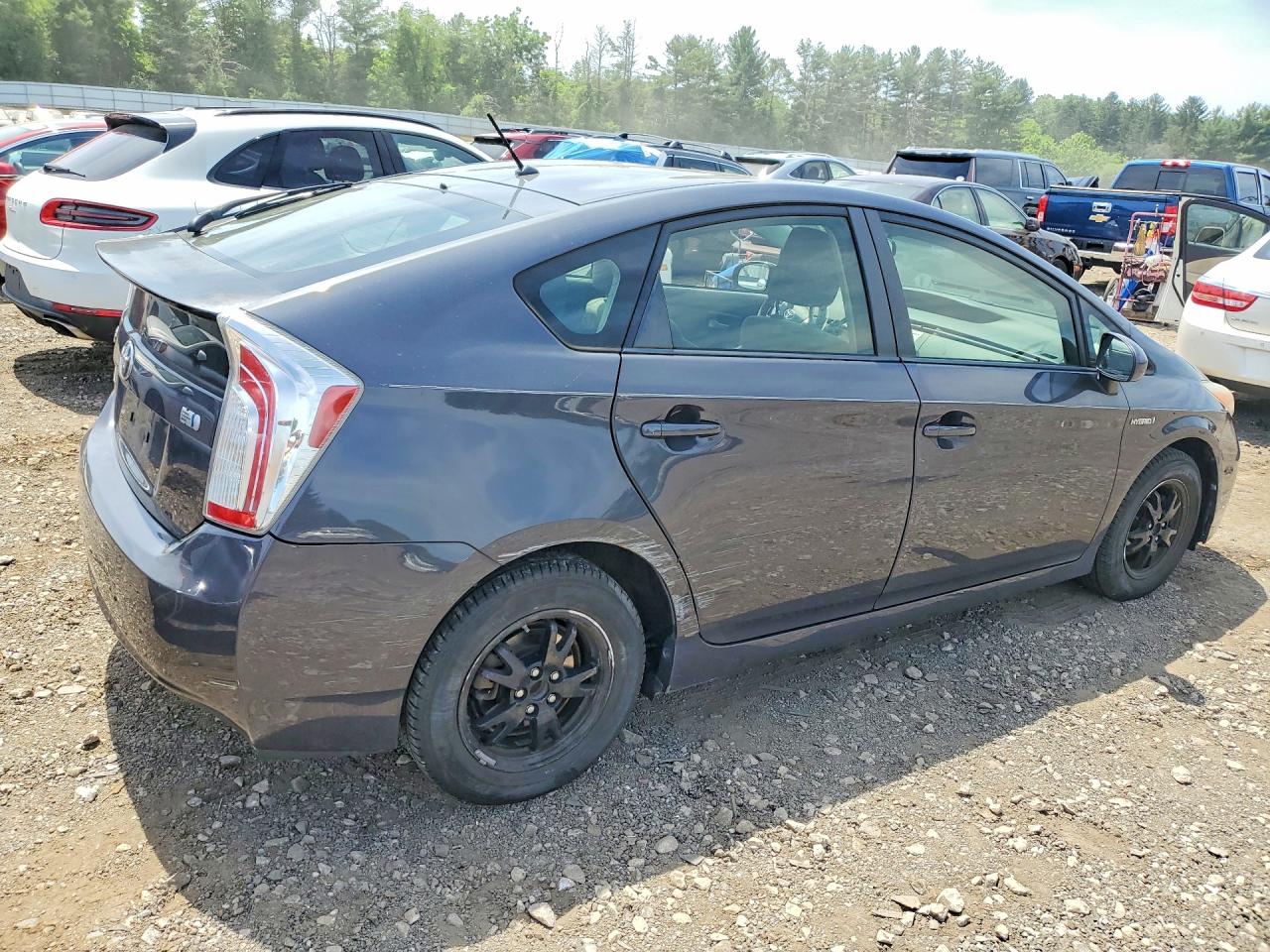 2012 Toyota Prius Two Gray vin: JTDKN3DU2C5465458