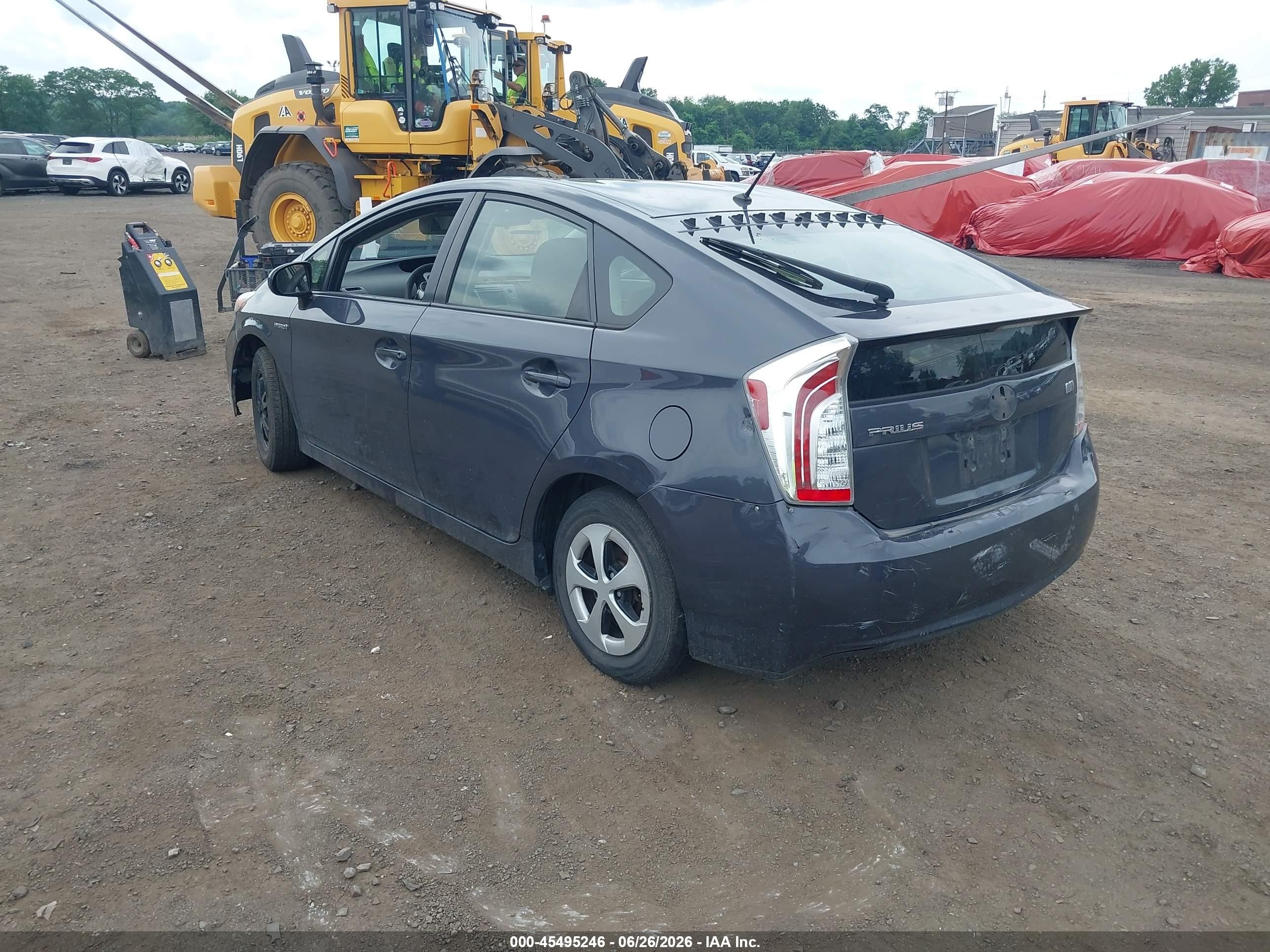 2012 Toyota Prius Two Gray vin: JTDKN3DU2C5468005