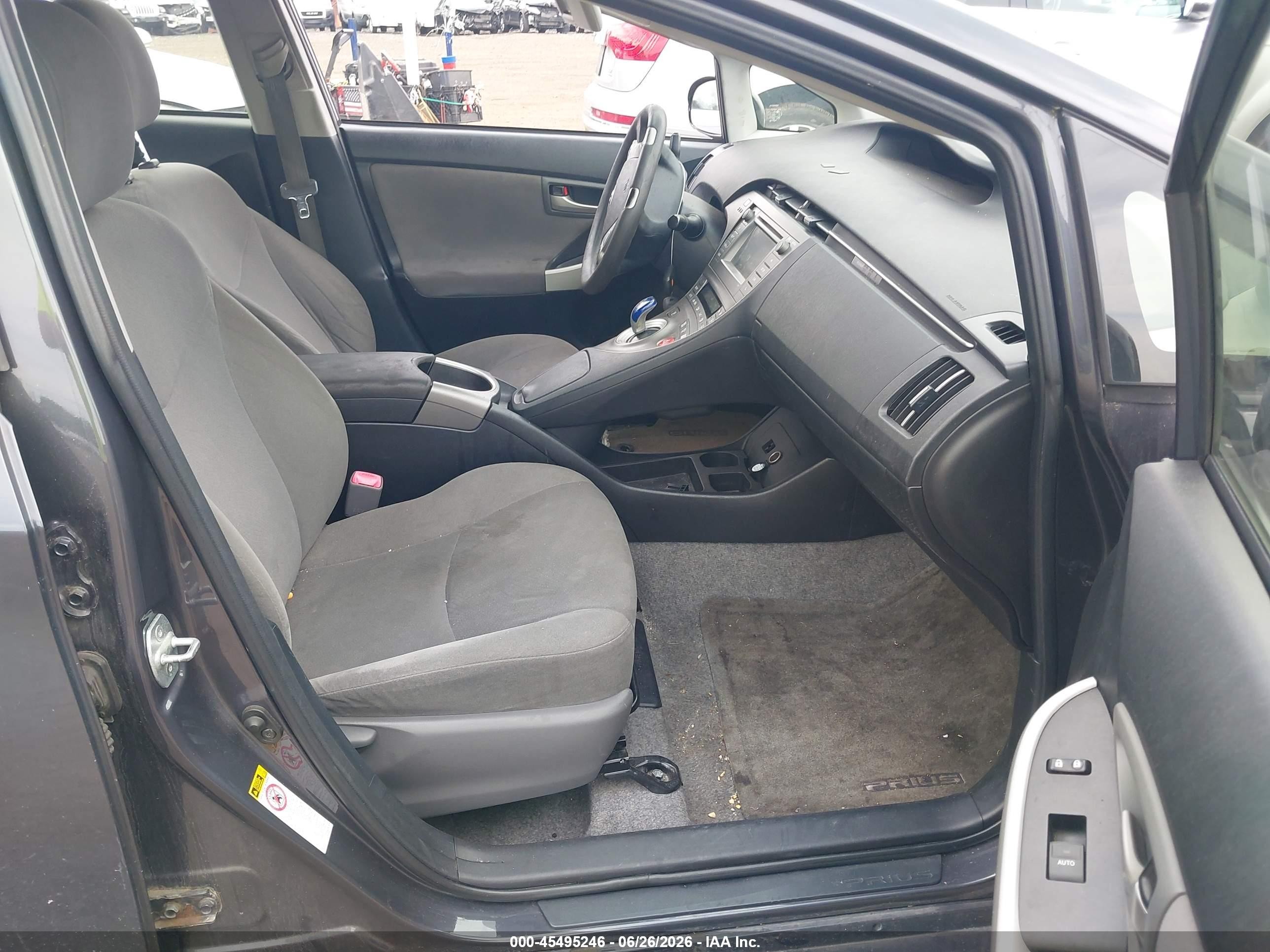 2012 Toyota Prius Two Gray vin: JTDKN3DU2C5468005