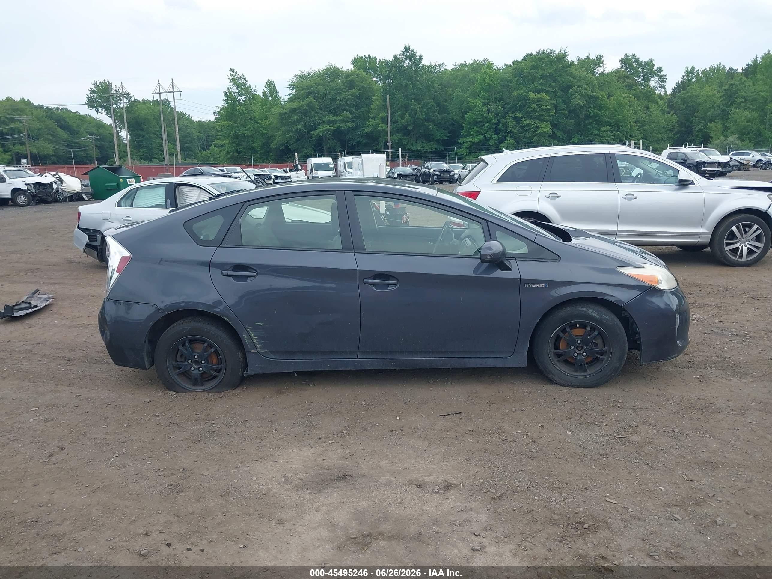 2012 Toyota Prius Two Gray vin: JTDKN3DU2C5468005