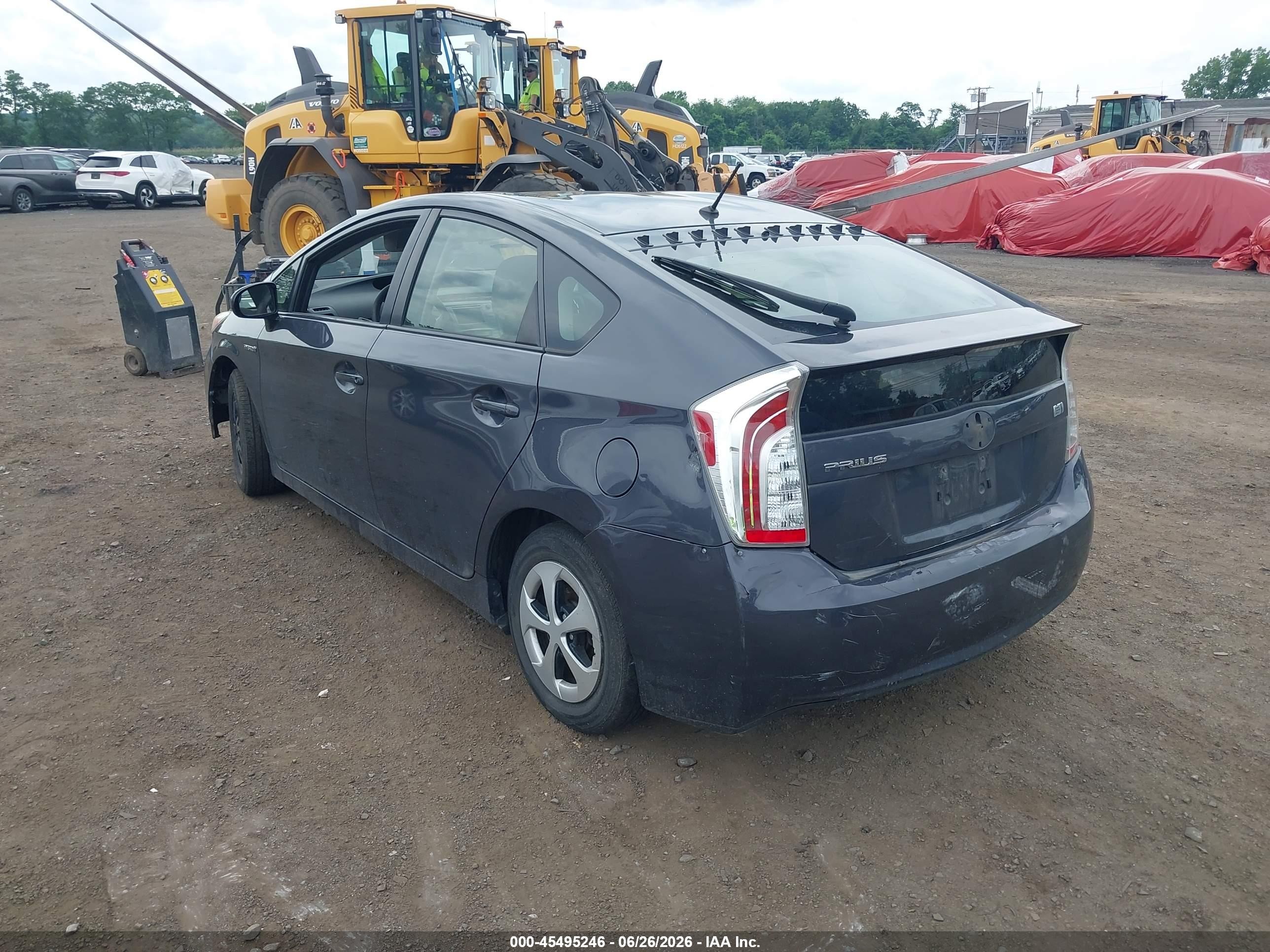 2012 Toyota Prius Two Gray vin: JTDKN3DU2C5468005