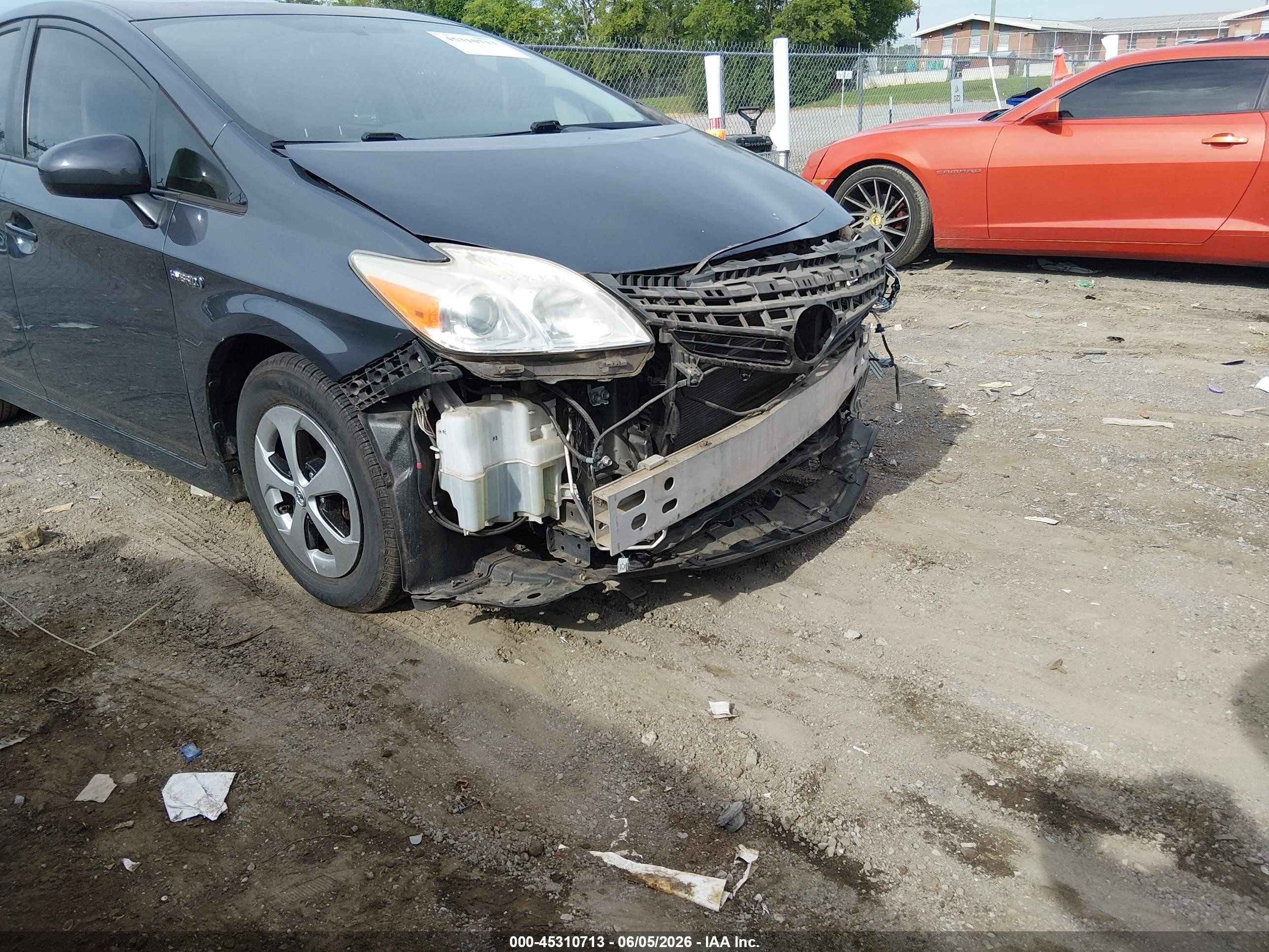 2012 Toyota Prius Three Gray vin: JTDKN3DU2C5475424