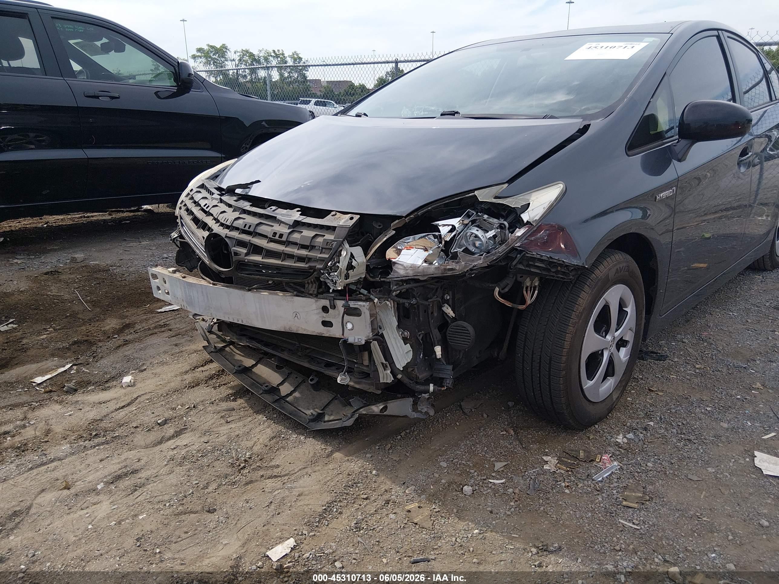 2012 Toyota Prius Three Gray vin: JTDKN3DU2C5475424