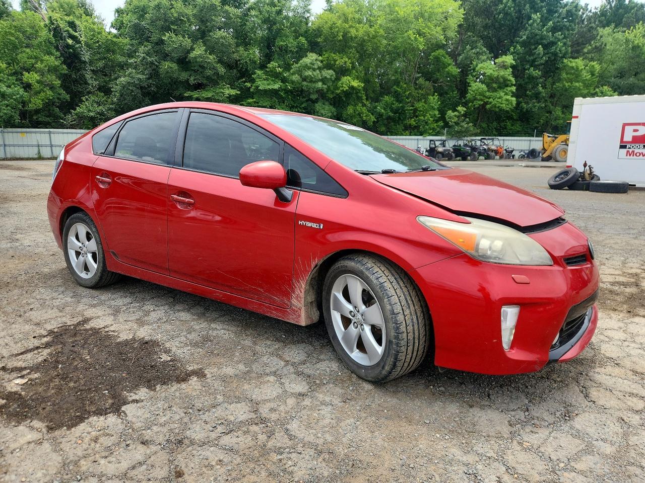 2012 Toyota Prius Five Red vin: JTDKN3DU2C5498685