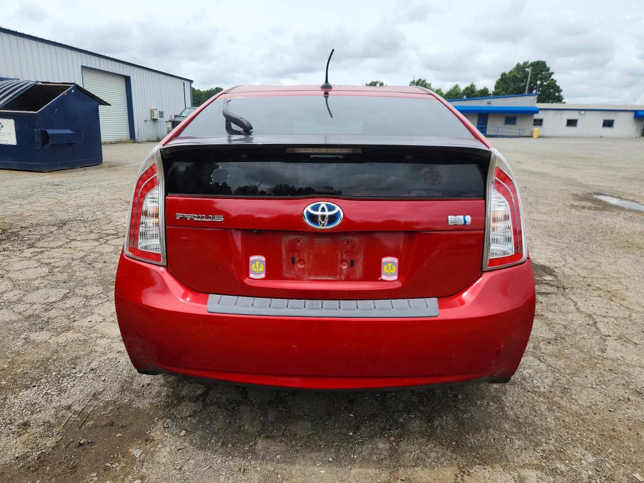 2012 Toyota Prius Five Red vin: JTDKN3DU2C5498685