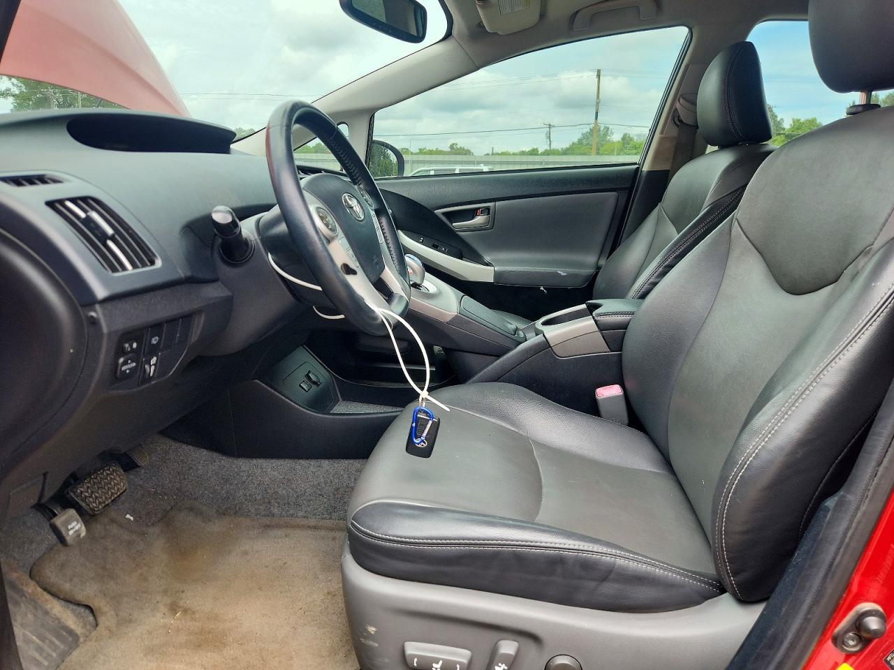 2012 Toyota Prius Five Red vin: JTDKN3DU2C5498685
