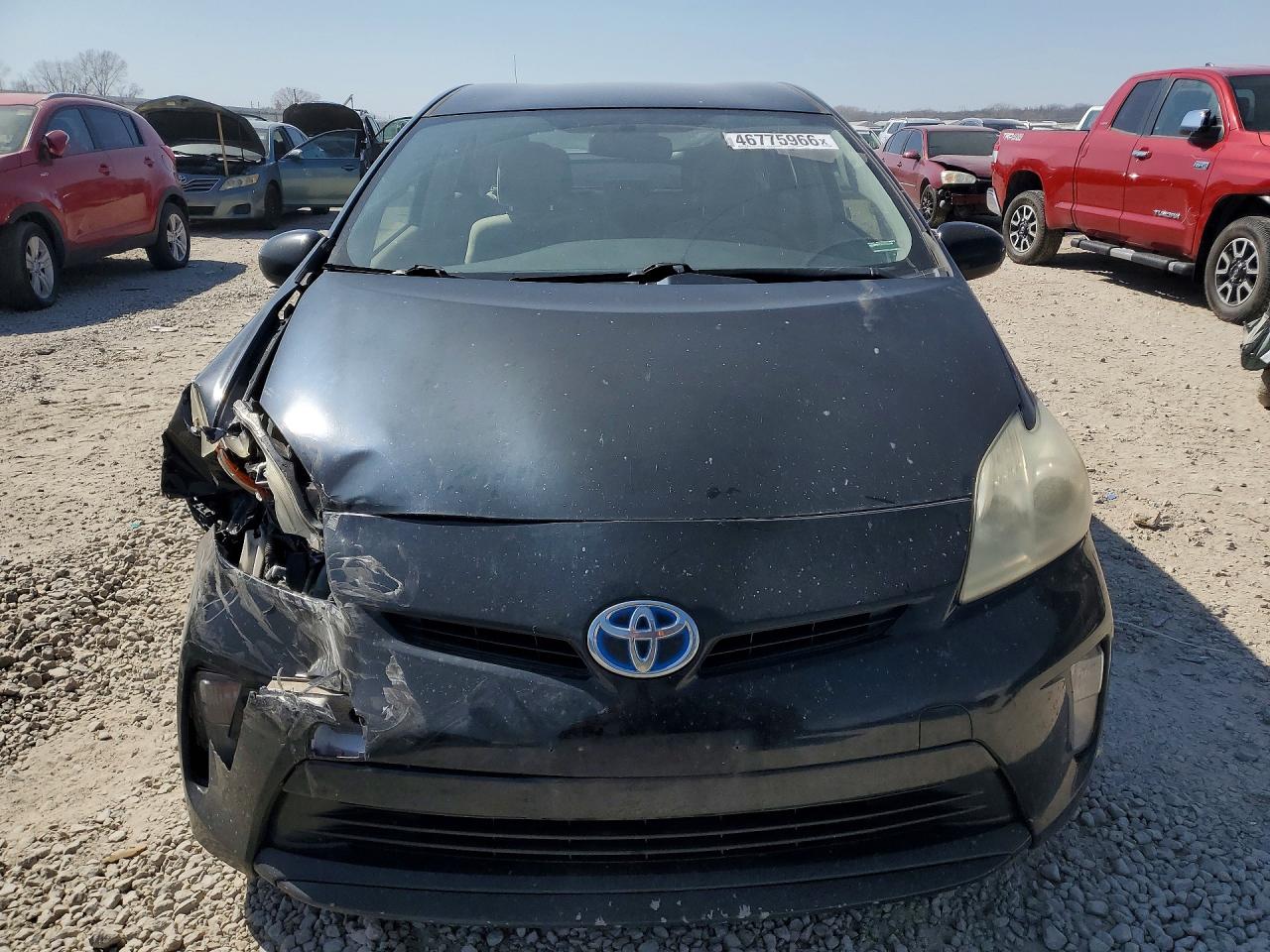 2012 Toyota Prius Two Black vin: JTDKN3DU2C5499142