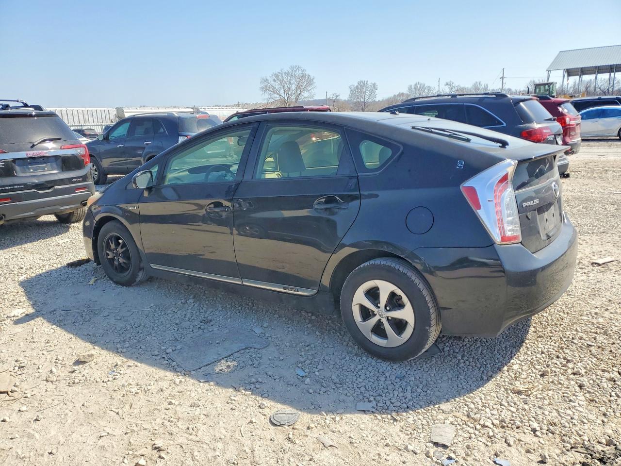 2012 Toyota Prius Two Black vin: JTDKN3DU2C5499142