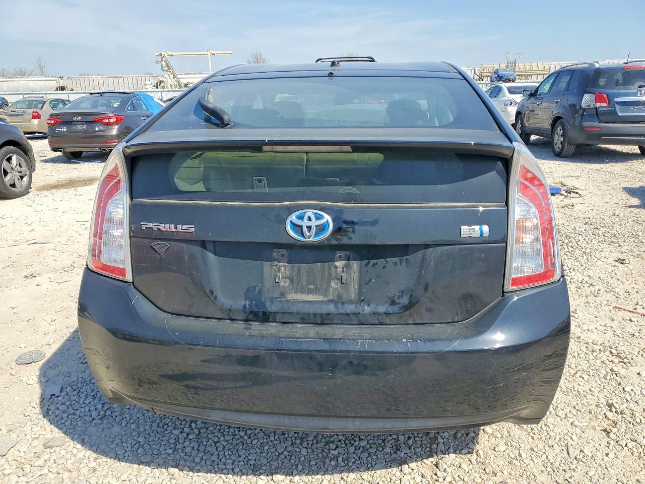 2012 Toyota Prius Two Black vin: JTDKN3DU2C5499142