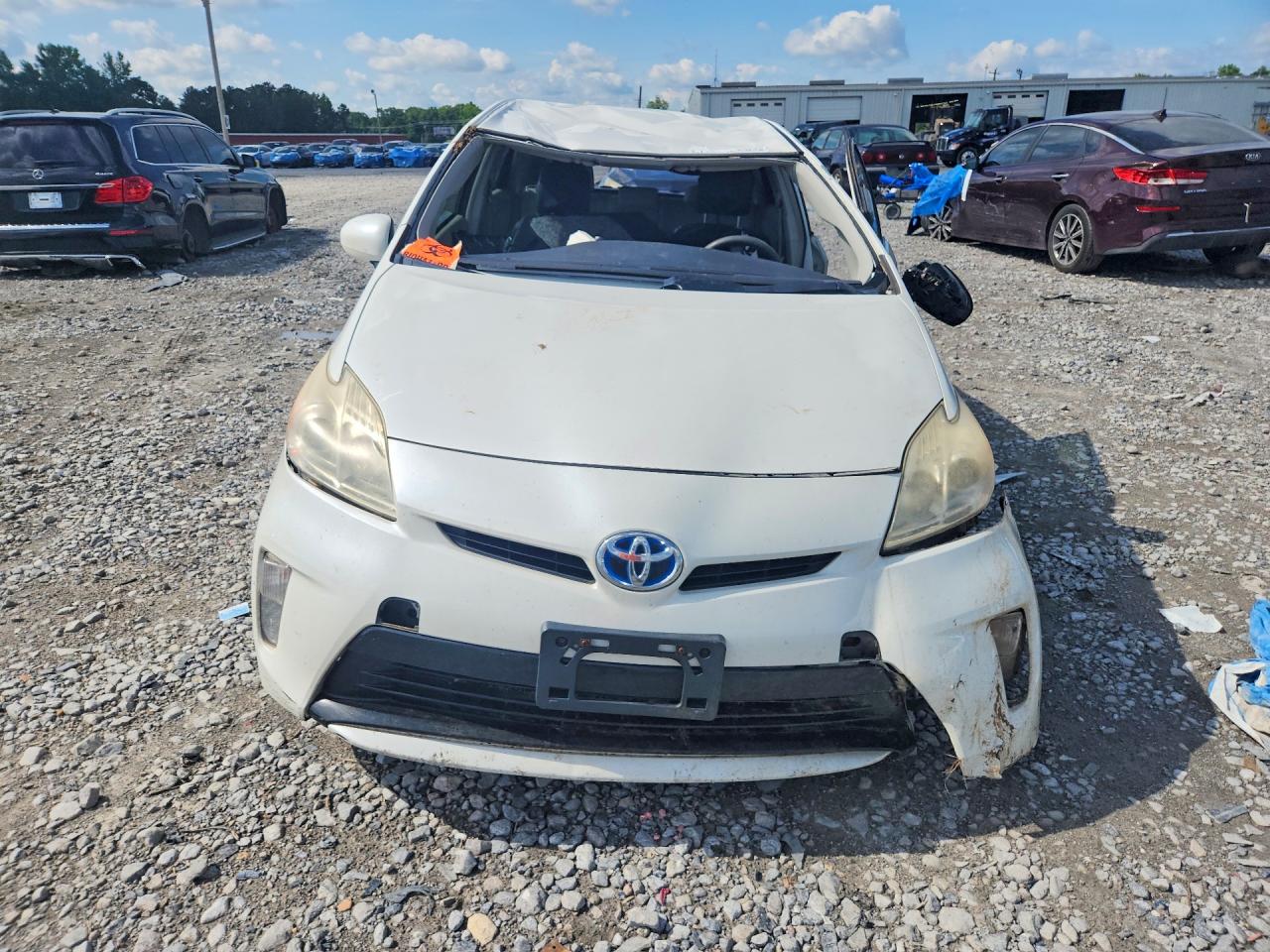 2012 Toyota Prius Three White vin: JTDKN3DU2C5500872