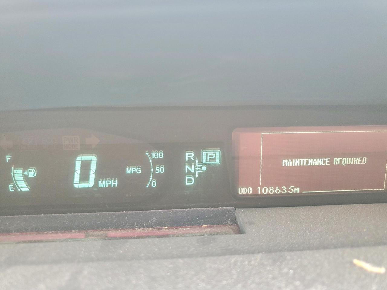 2012 Toyota Prius Two Черный vin: JTDKN3DU2C5522015