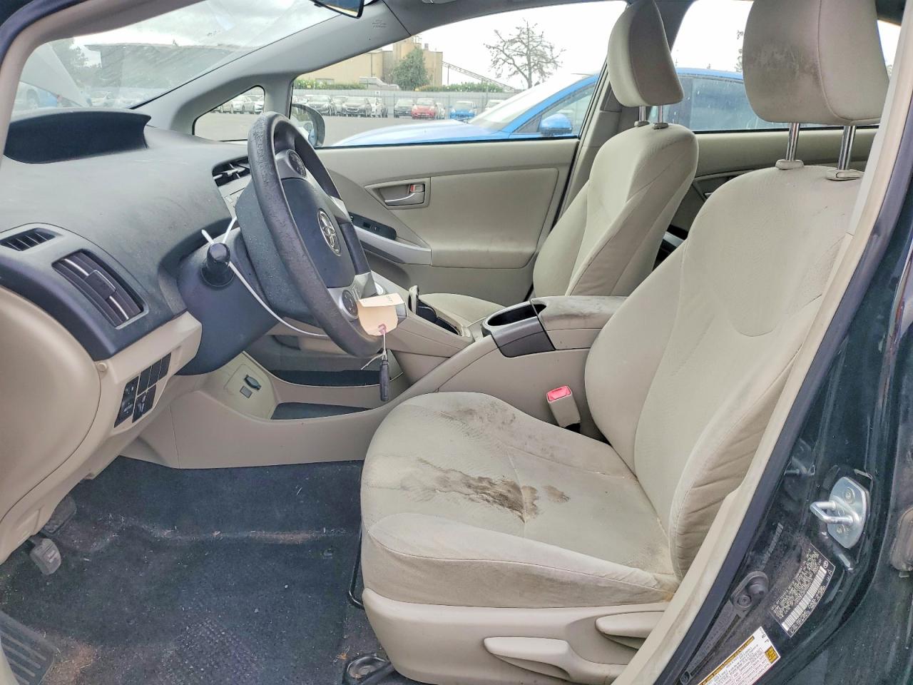 2012 Toyota Prius Two Черный vin: JTDKN3DU2C5522015