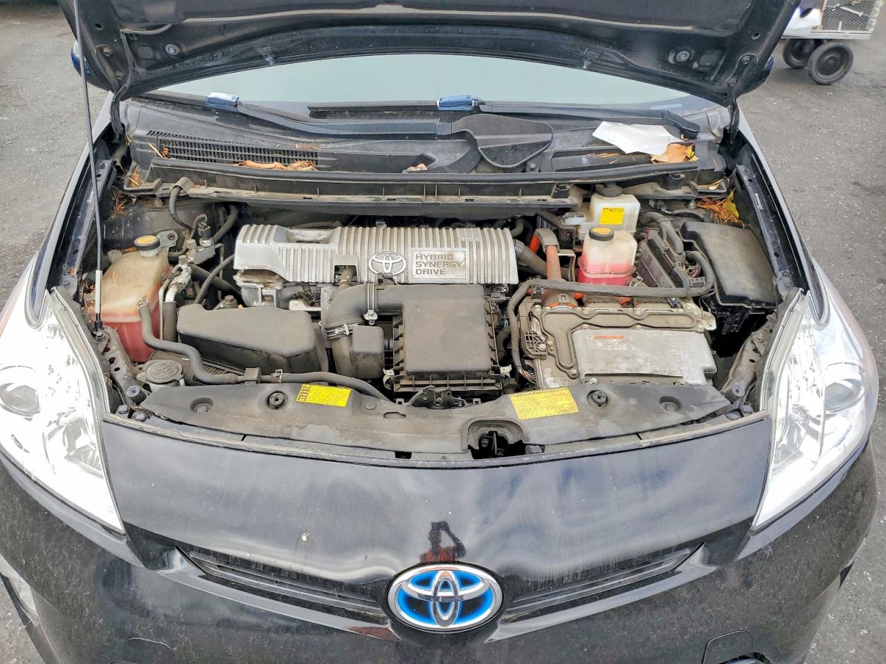 2012 Toyota Prius Two Черный vin: JTDKN3DU2C5522015